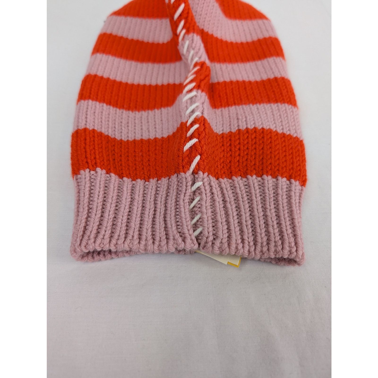 Marni o1rshd1 Size: M / Balaclava Scarf Cap / Hat in Red Stripe Size ONE SIZE - 10 Thumbnail