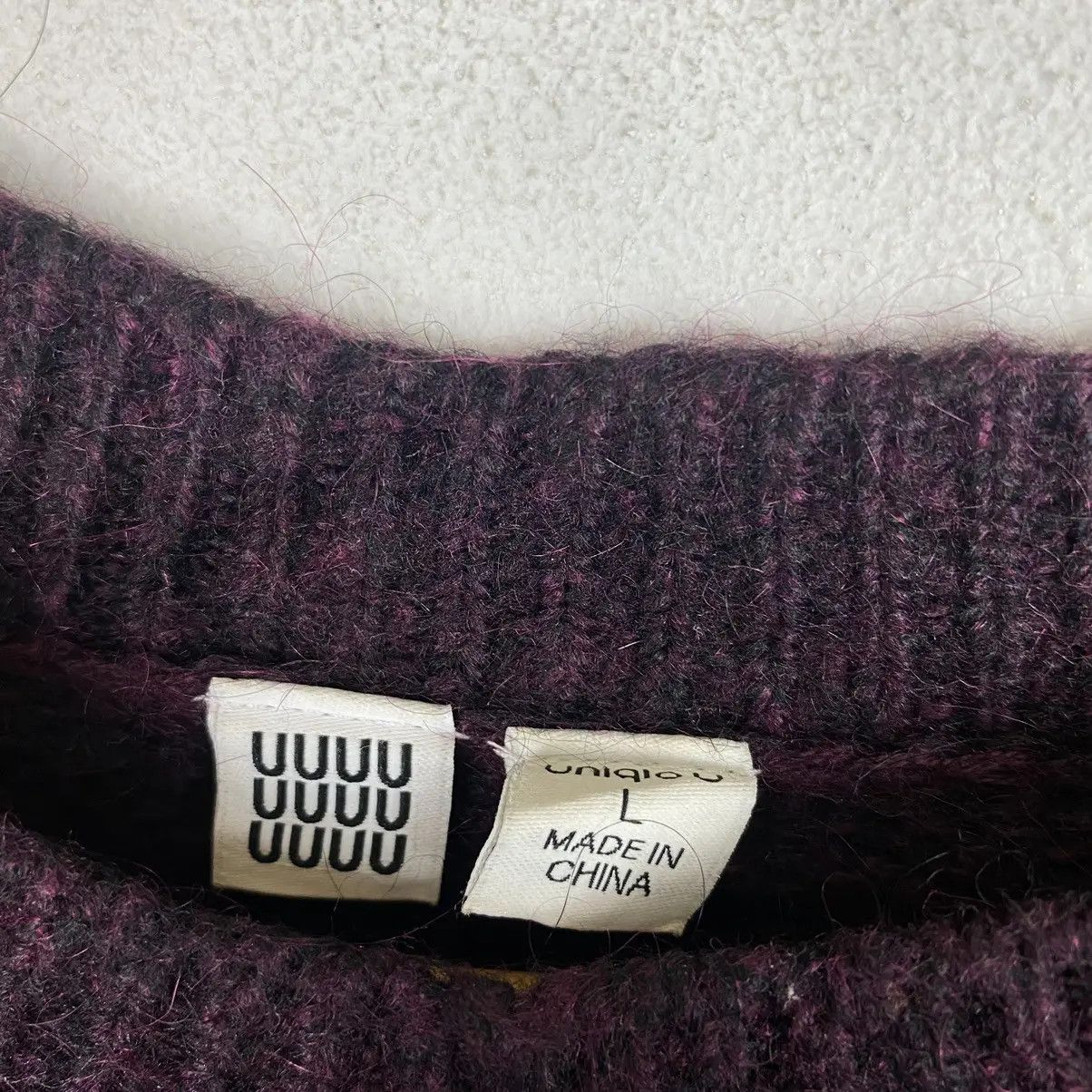Lemaire × Uniqlo LEMAIRE x UNIQLO Knitwear Purple Sweater Sweatshirt Pullover Size US L / EU 52-54 / 3 - 7 Thumbnail
