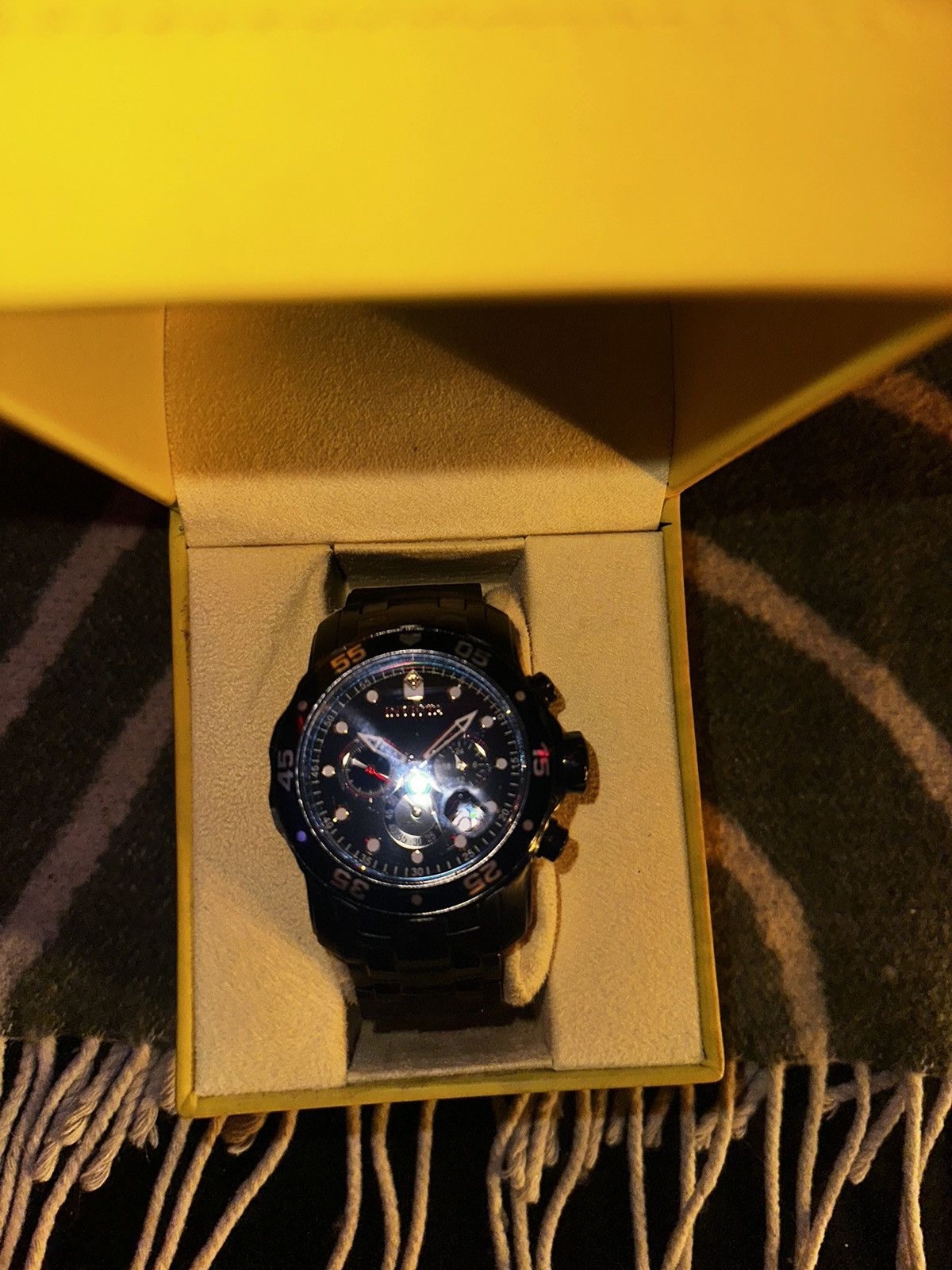 Invicta Invicta black steel watch Size ONE SIZE - 1 Thumbnail
