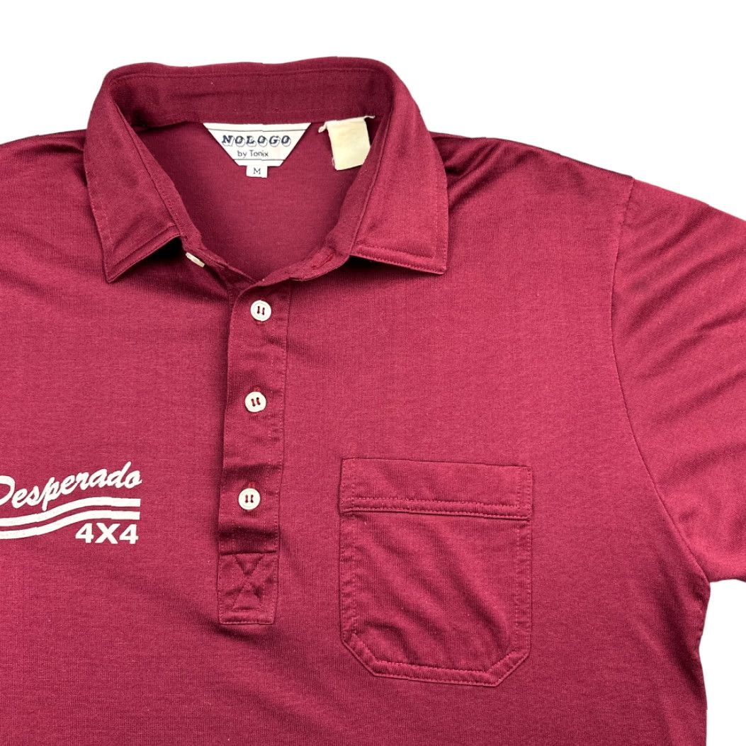 Vintage VINTAGE Desperado 4x4 Monster Truck Polo Shirt Tonix Red Small Mens Shirt Polo 80s 4x4 Size US S / EU 44-46 / 1 - 2 Thumbnail