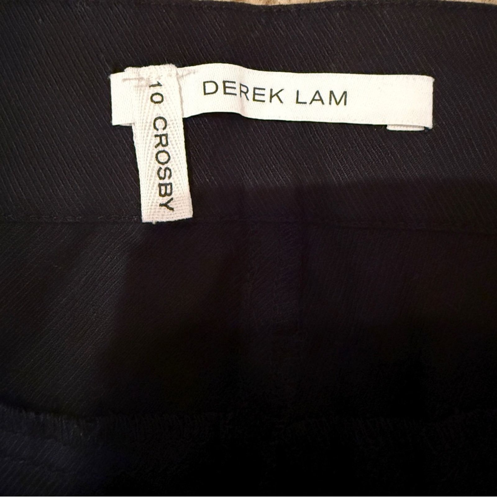 Derek Lam 10 Crosby Derek Lam 10 Crosby Navy Blue & Black Side Zip Skinny Pants Size 28" / US 6 / IT 42 - 7 Thumbnail