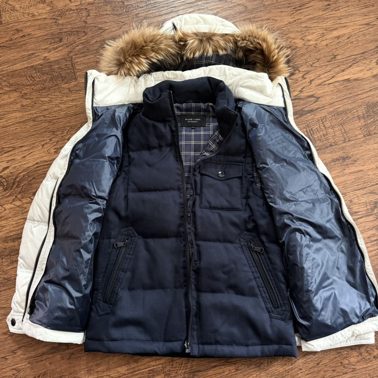 Burberry 2000s 🇯🇵 Burberry Black Label Puffer Down Jacket Size US L / EU 52-54 / 3 - 6 Thumbnail