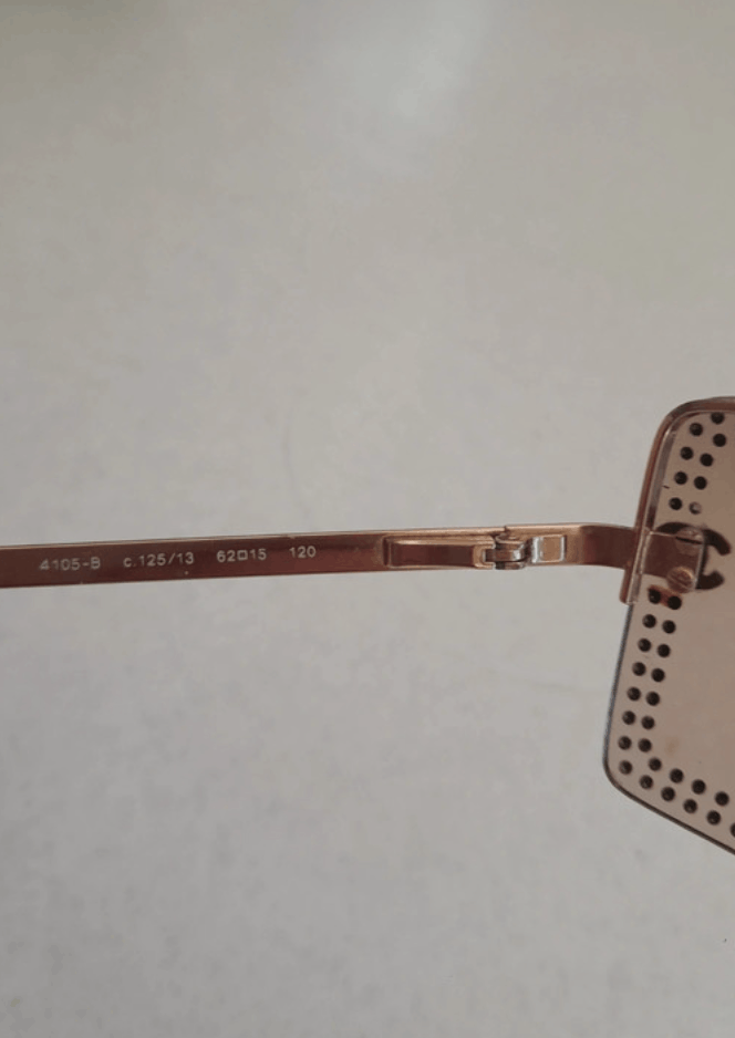 Chanel × Vintage CHANEL Sunglasses 4105-B Mask Visor Rimless Ski Shield 4033 Size ONE SIZE - 5 Thumbnail