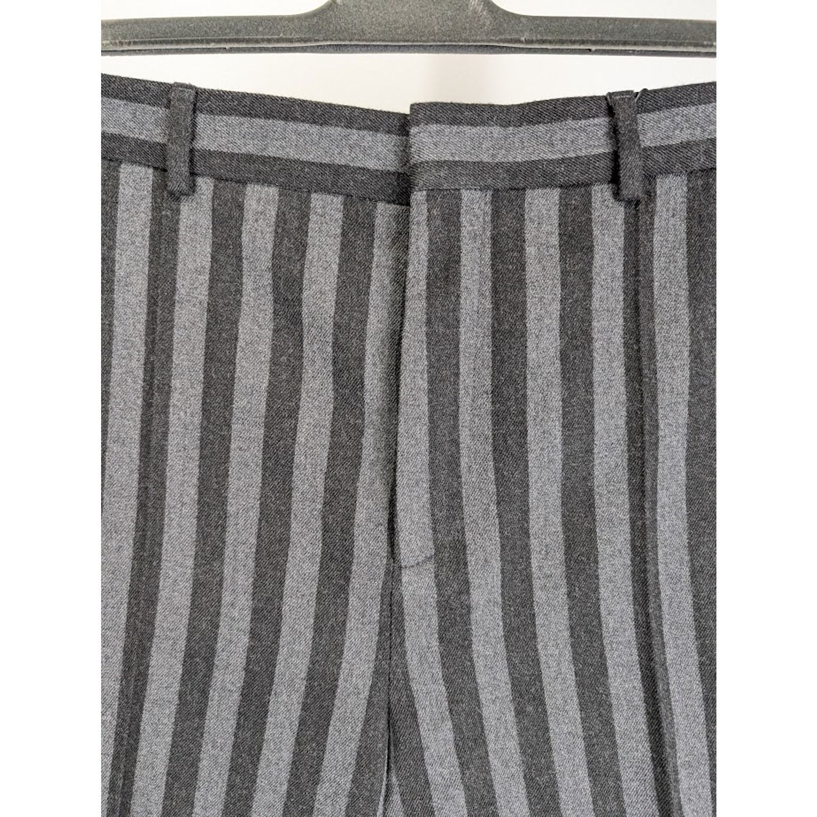 Saint Laurent Paris o1rshd1 Q:2 / Tailleur Rayure Brossee Pant in Gris Anthr Size US 34 / EU 50 - 7 Thumbnail