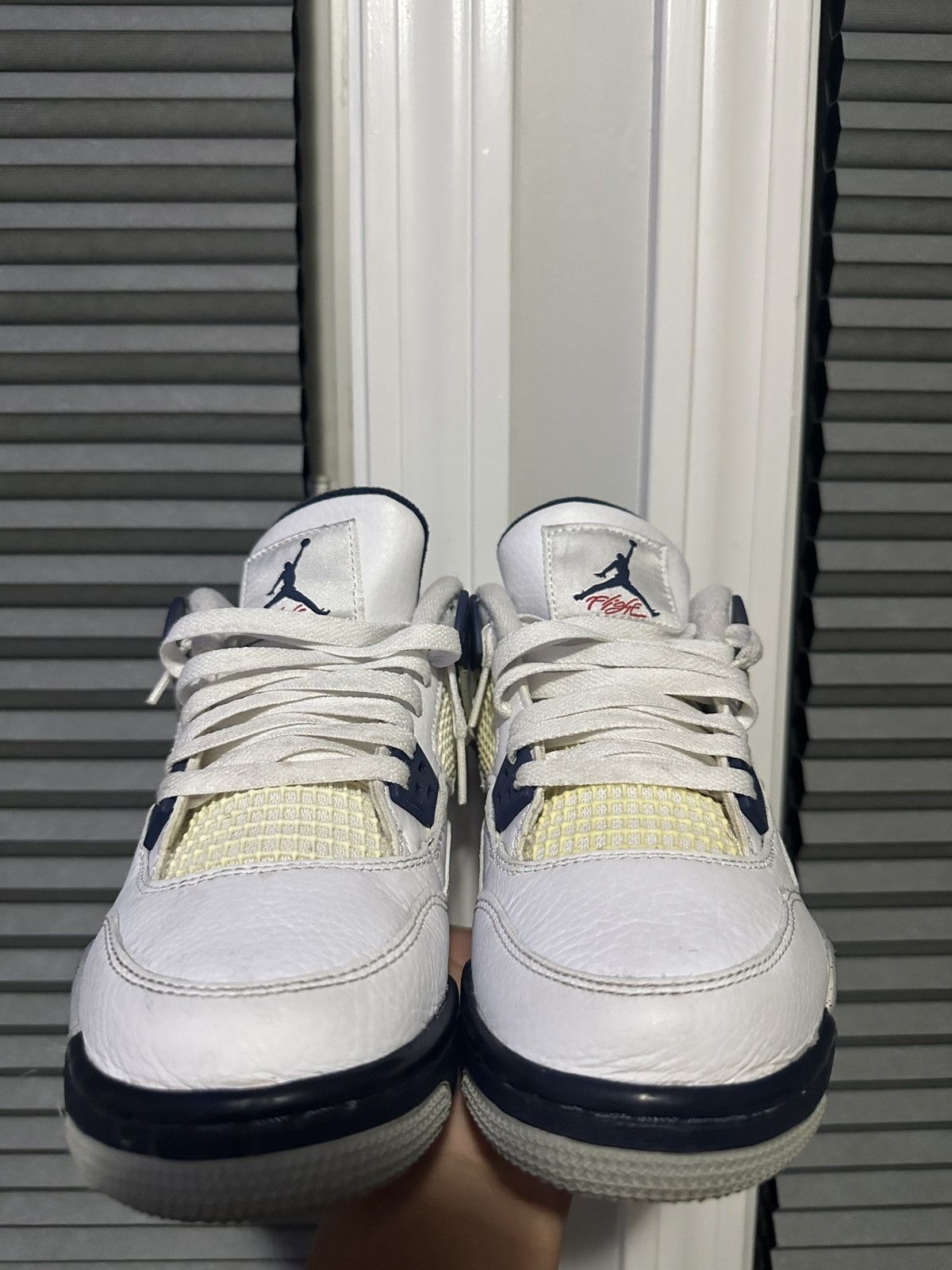 Jordan Brand Air Jordan 4 Retro GS ‘Midnight Navy’ Size US 5 / EU 37 - 6 Thumbnail