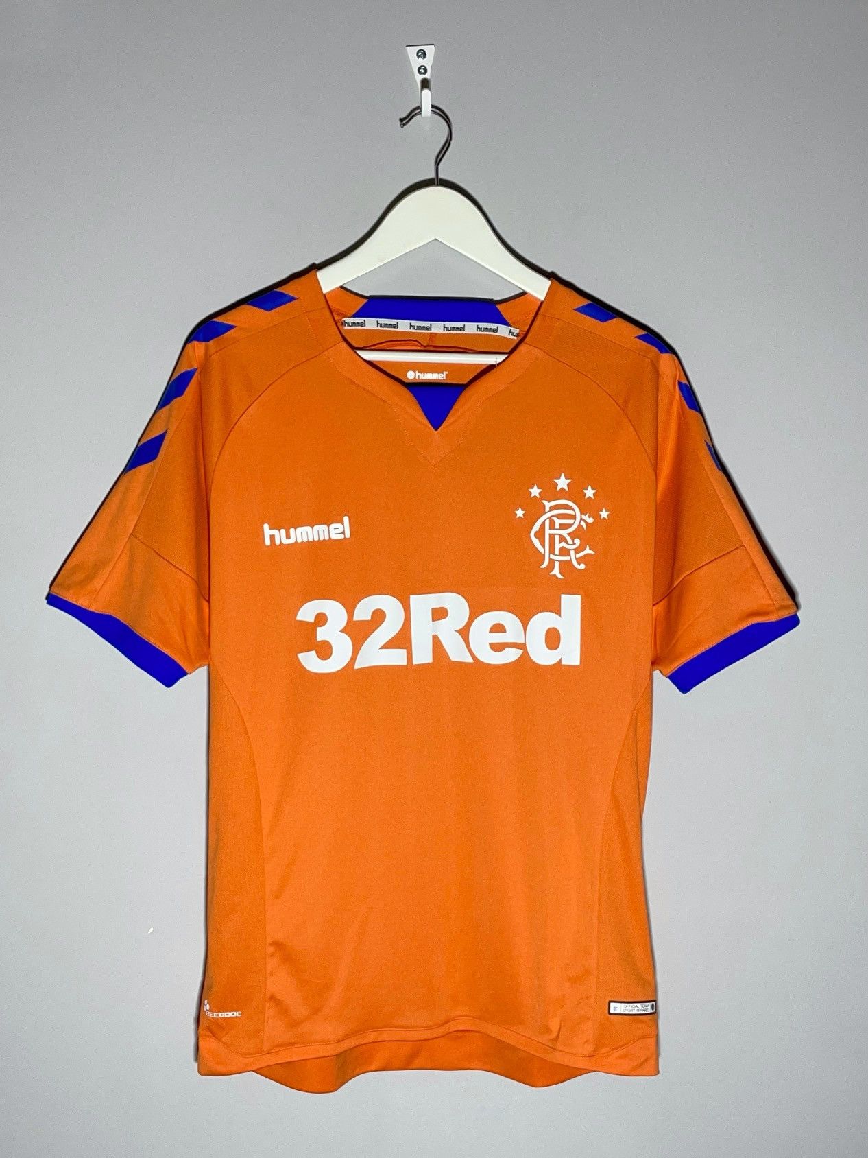 Hummel Rangers Hummel 2018/19 Third Y2k Streetwear Football Shirt Size US M / EU 48-50 / 2 - 1 Thumbnail