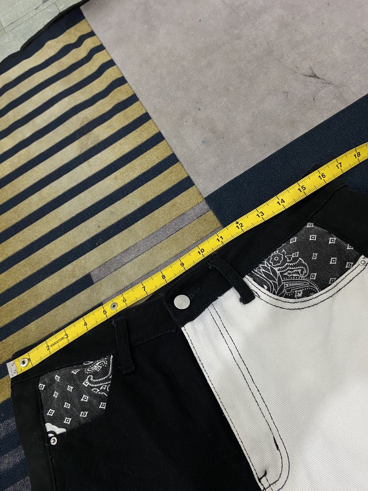 Shein SHEIN KAPITAL STYLE DENIM PANTS Size US 33 - 11 Thumbnail