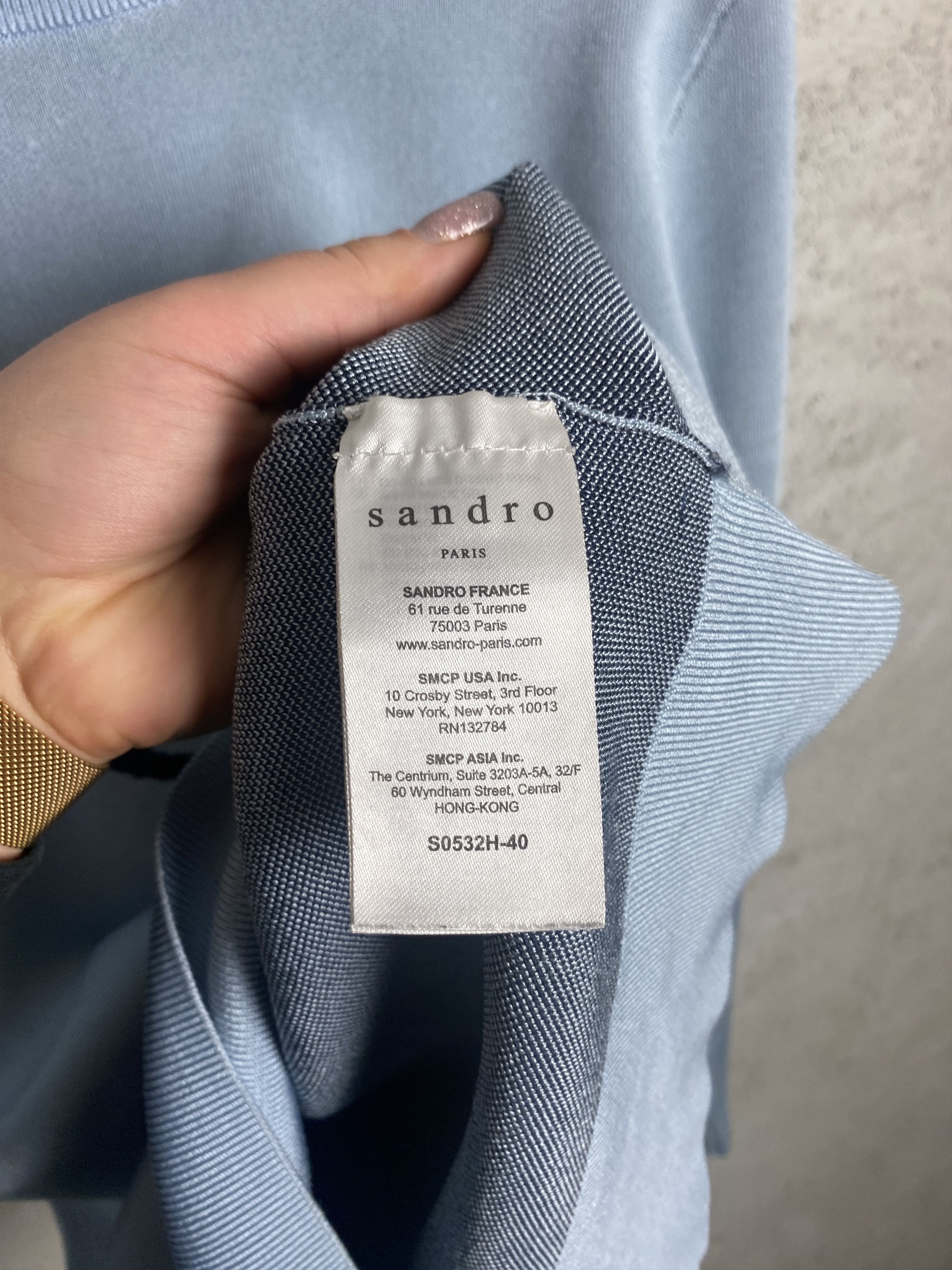 Sandro Sandro Freedom sweater crewneck sweatshirt viscose Size L / US 10 / IT 46 - 4 Thumbnail