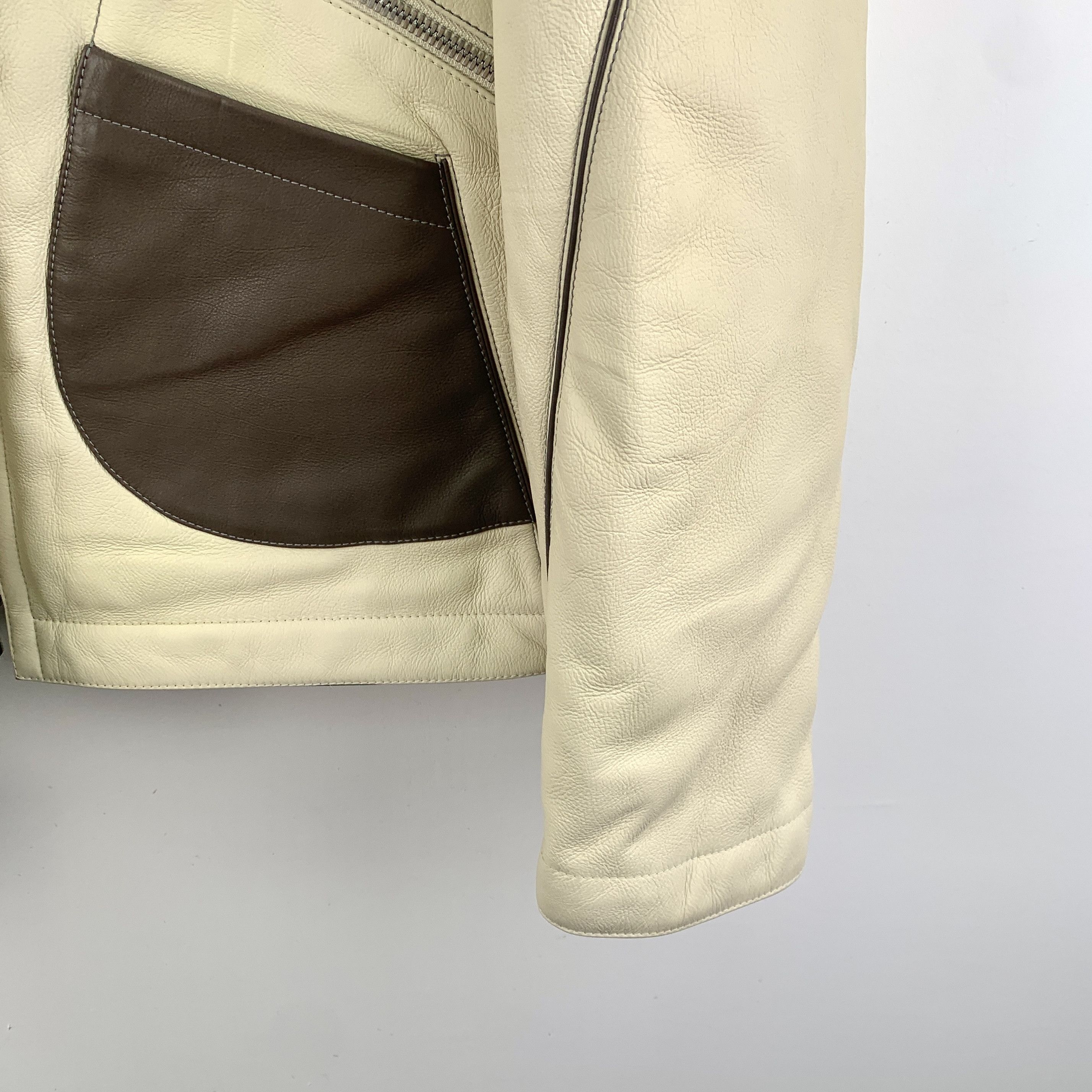 Hermes Hermes Shearling Jacket Off-White (48) Size US M / EU 48-50 / 2 - 4 Thumbnail