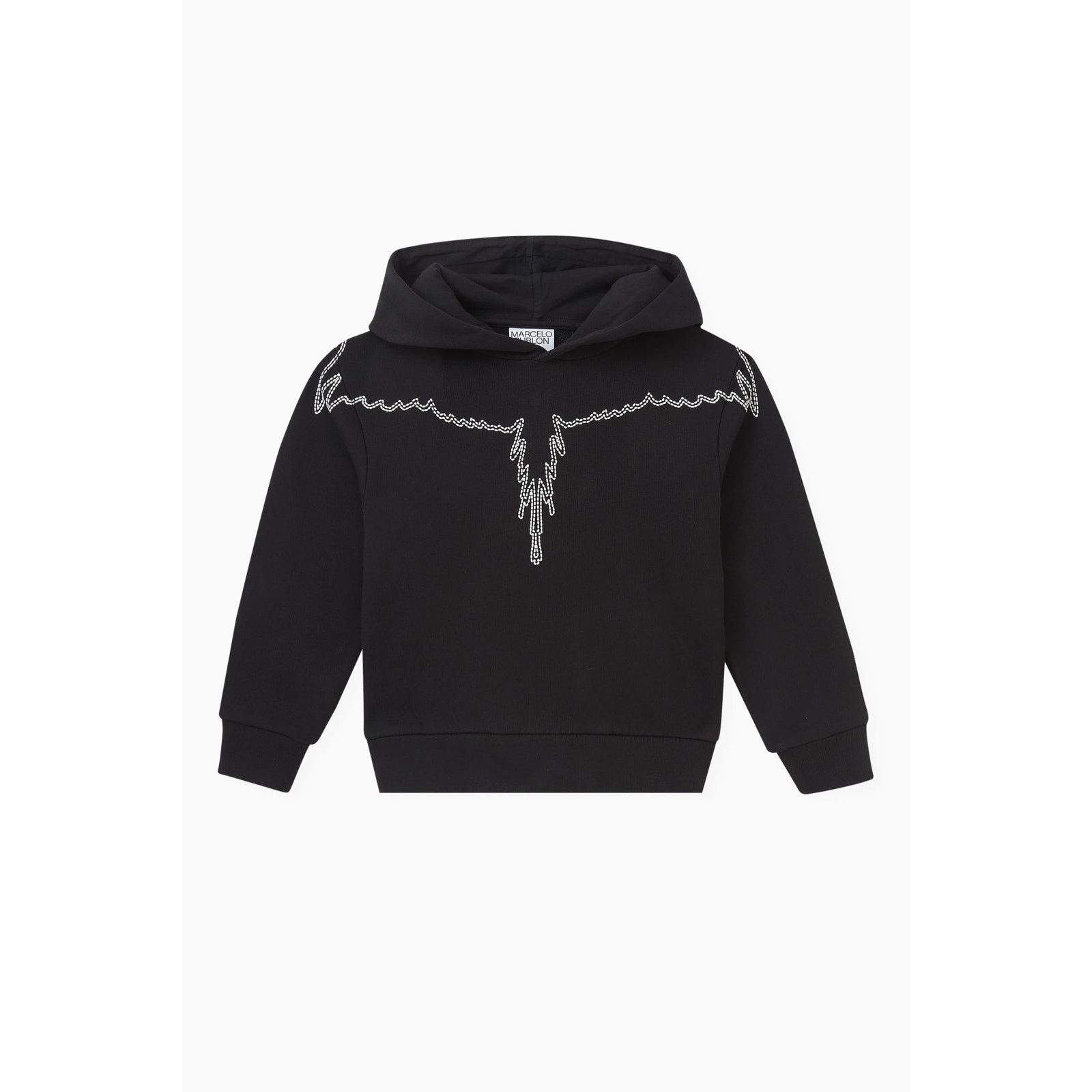Marcelo Burlon Marcelo Burlon Stiched Wings Hoodie [Size Youth 14/XL] Size S / US 4 / IT 40 - 1 Thumbnail