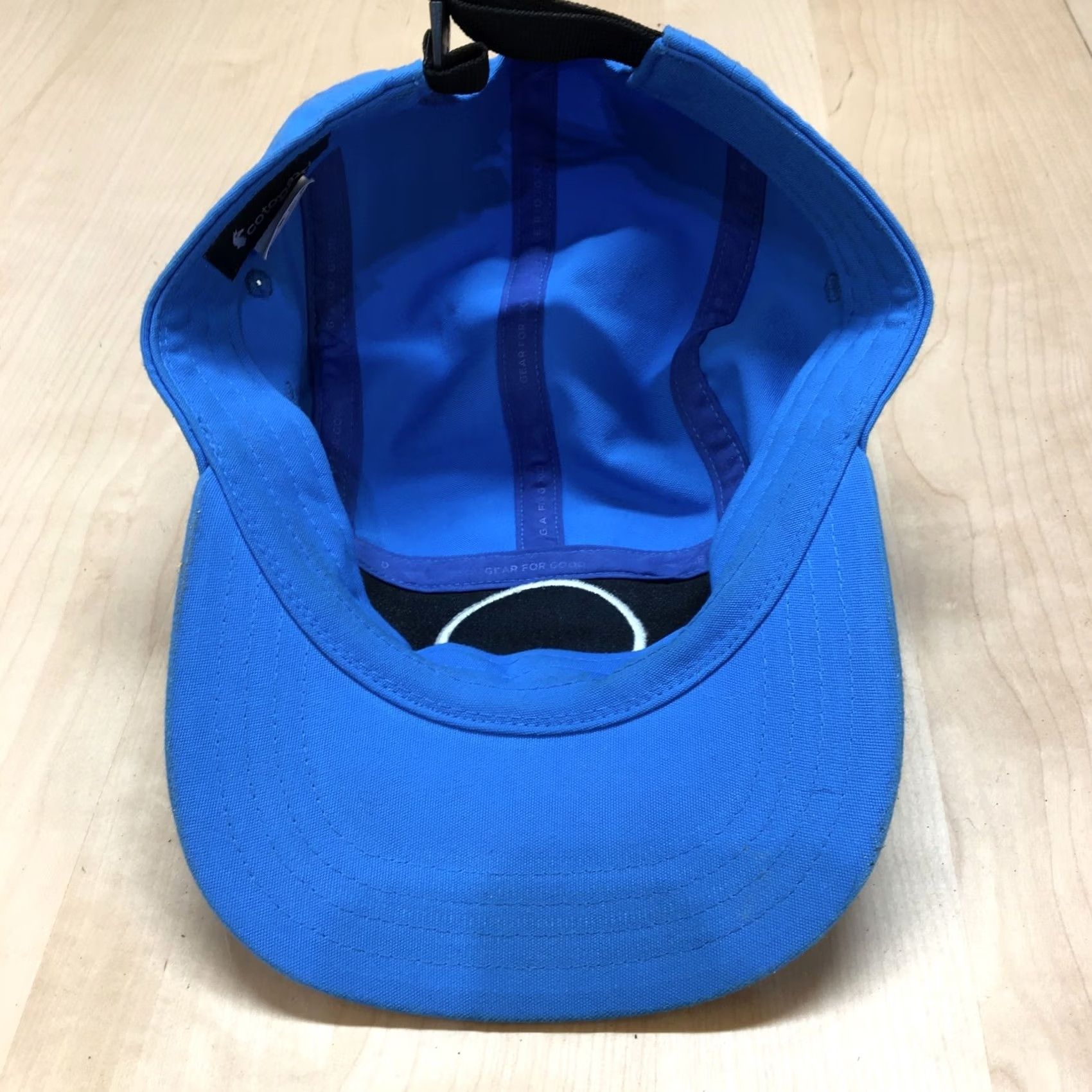 Flylow Cotopaxi 5 Panel Camp Hat Adult Unisex Blue Strapback Patch Outdoors Hiking Hat Size ONE SIZE - 5 Thumbnail