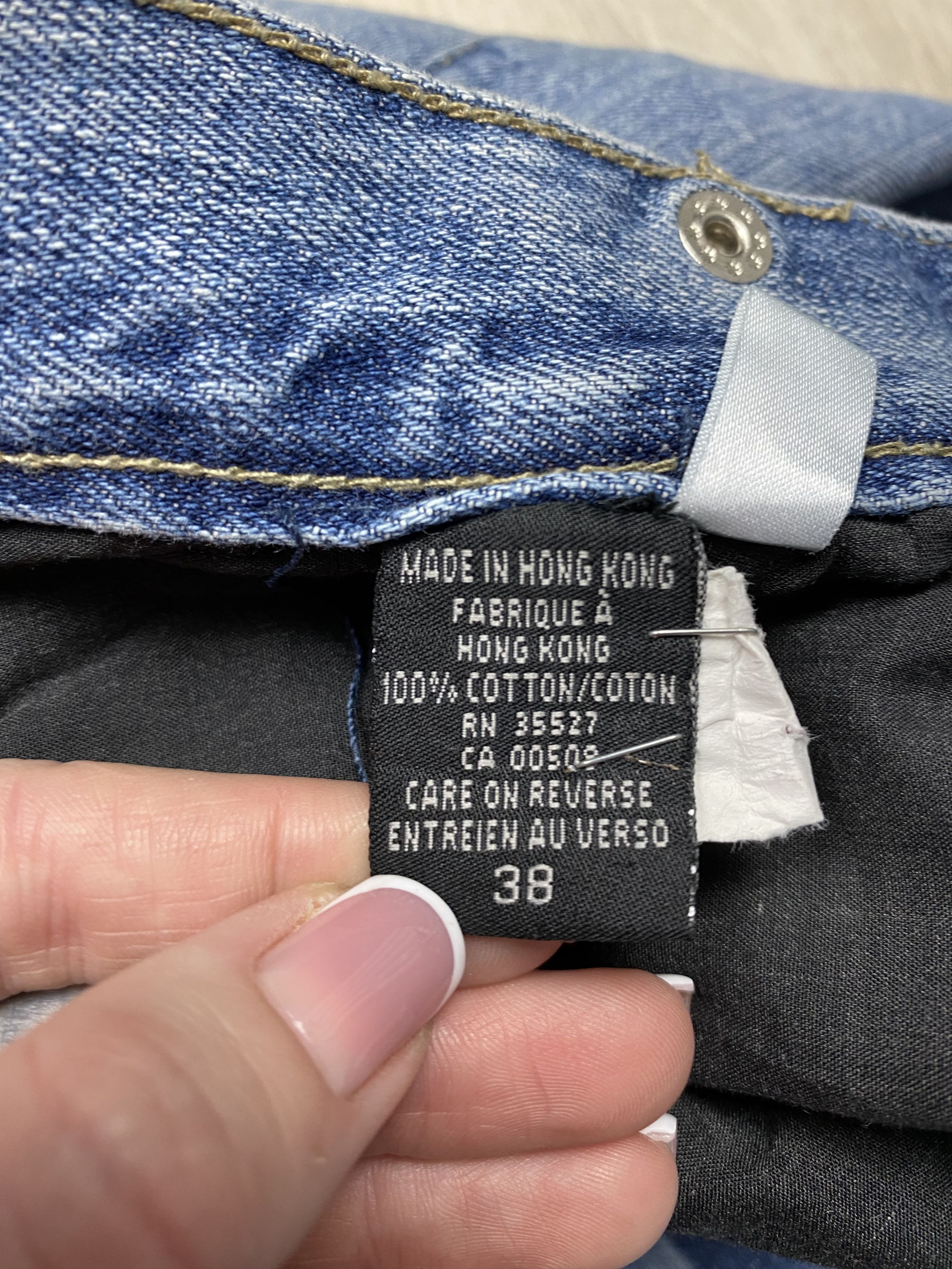 Marithe + Francois Girbaud Marithe Francois Girbaud 90s Vintage Denim Shorts Size US 38 / EU 54 - 7 Thumbnail