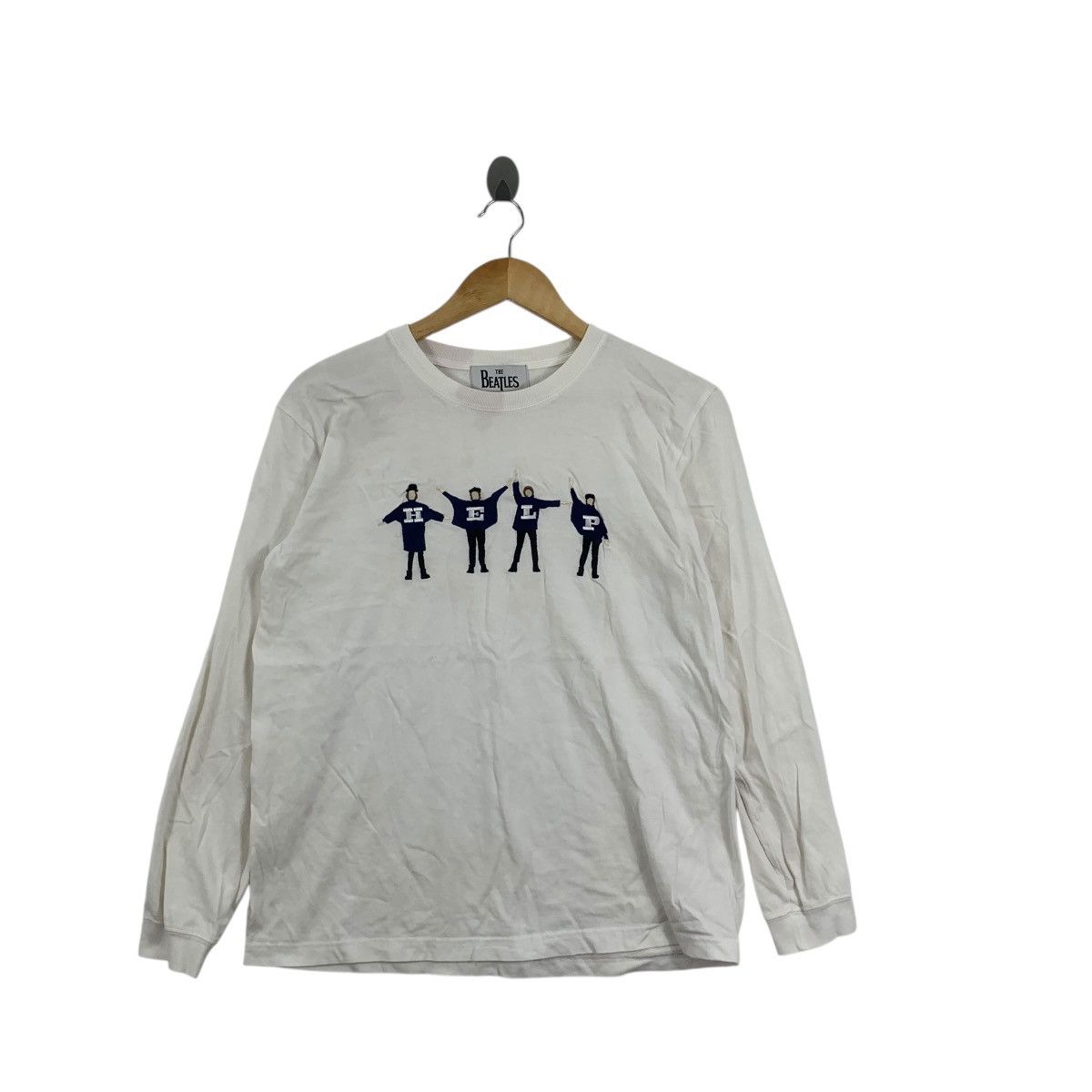 Band Tees SHIPS JAPAN x THE BEATLES Help Album Tee Shirt Top Promo Size M / US 6-8 / IT 42-44 - 3 Thumbnail