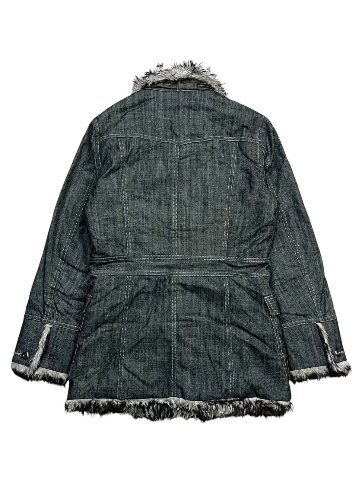 If Six Was Nine 2000s Nicole Club - Raccoon Fur Liner Jacket Size US L / EU 52-54 / 3 - 4 Thumbnail
