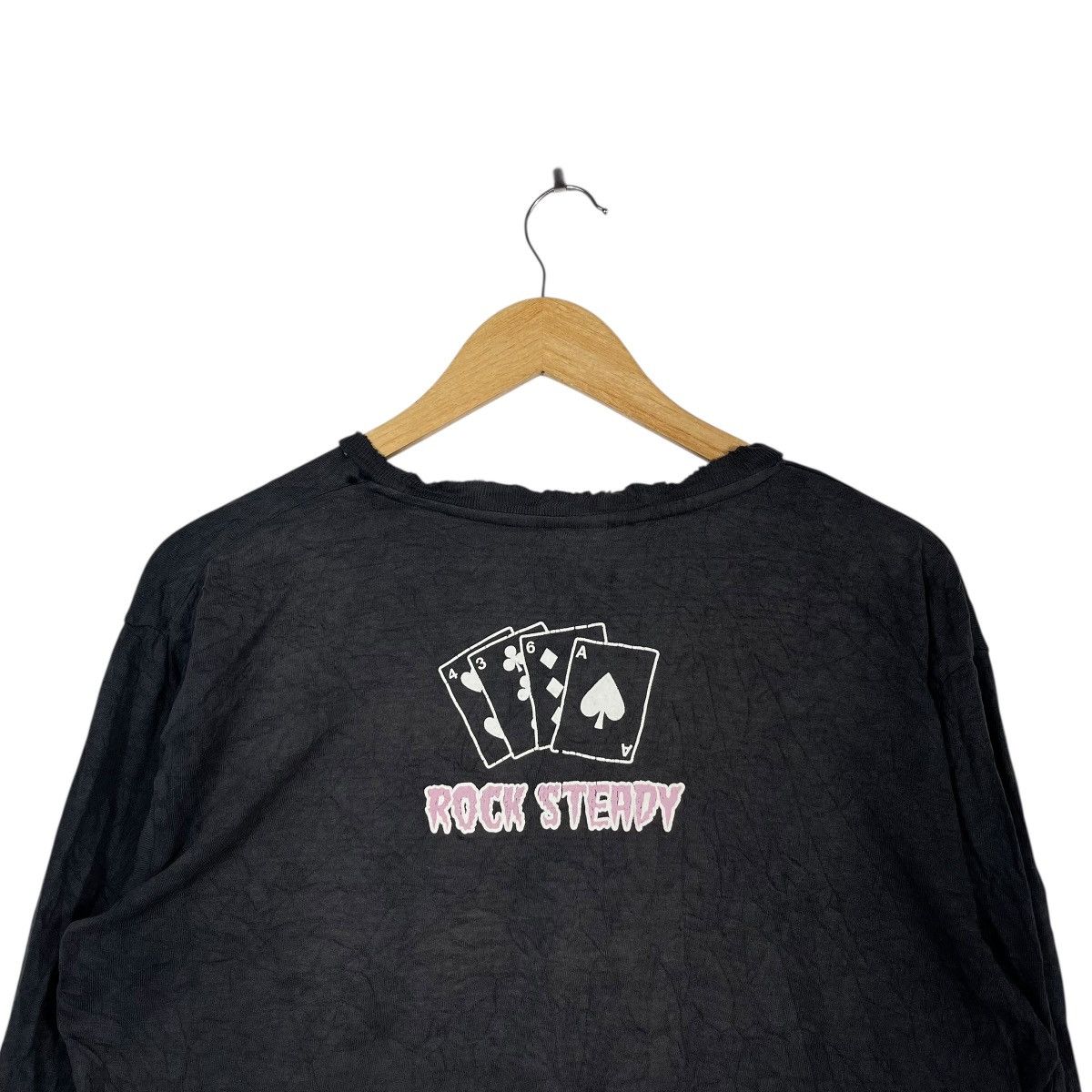Japanese Brand Japanese Punk Skull Long Sleeve T-Shirt Black Rock Steady Size US L / EU 52-54 / 3 - 5 Thumbnail