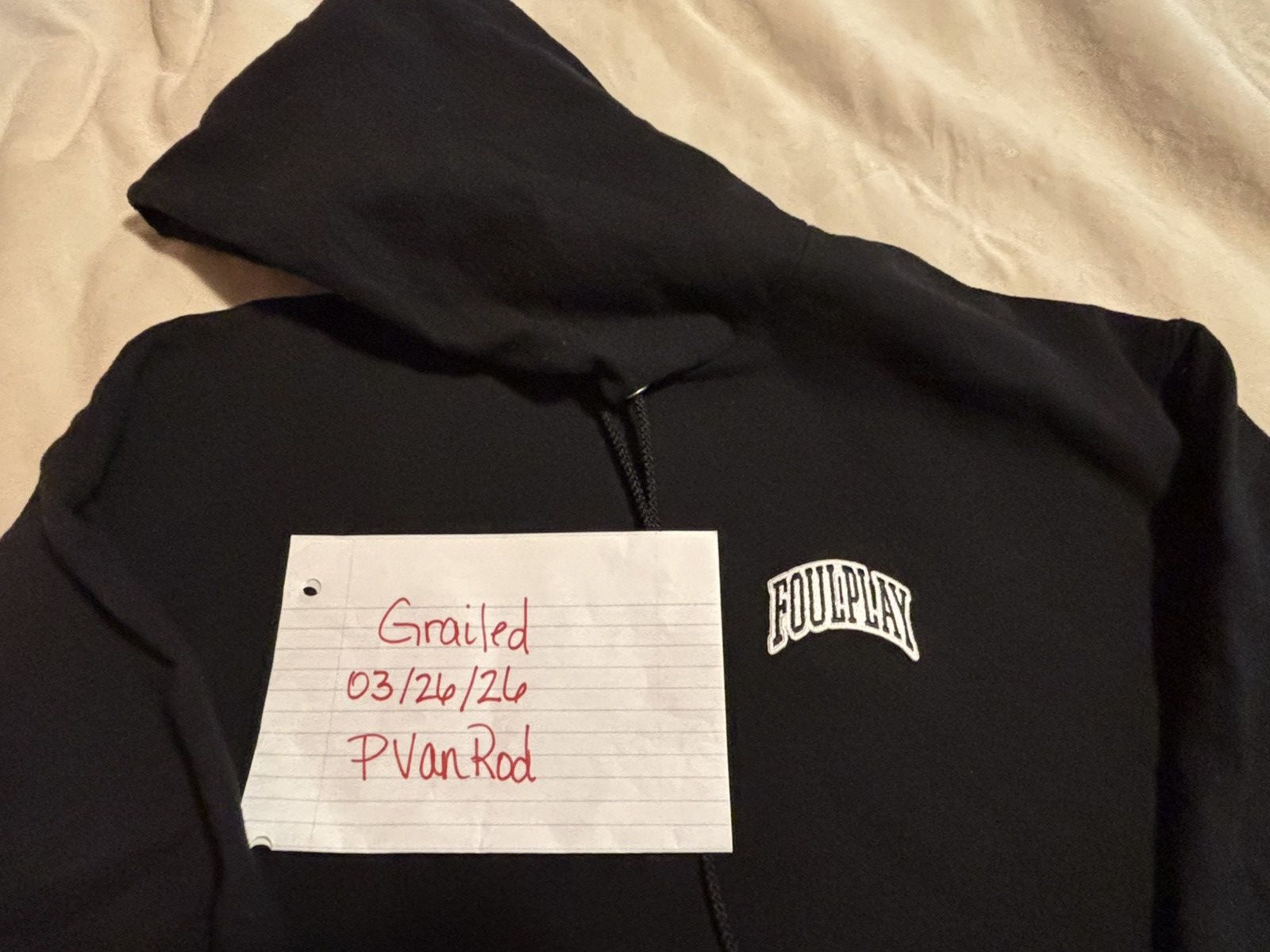 Foulplay Company FOULPLAY Men's Black Hoodie Size US XXL / EU 58 / 5 - 2 Thumbnail