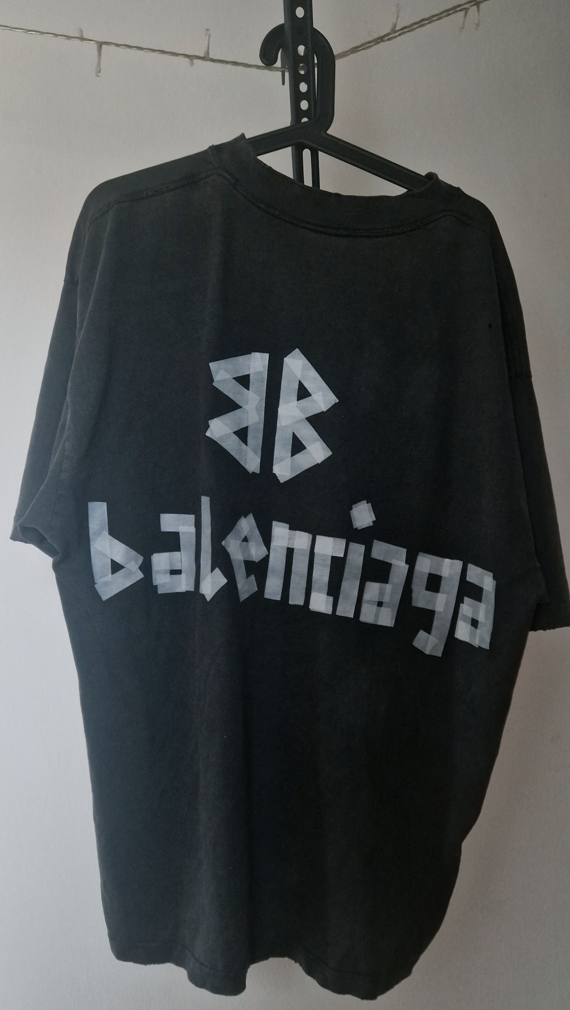 Balenciaga Tape Type T-Shirt Size US L / EU 52-54 / 3 - 2 Thumbnail