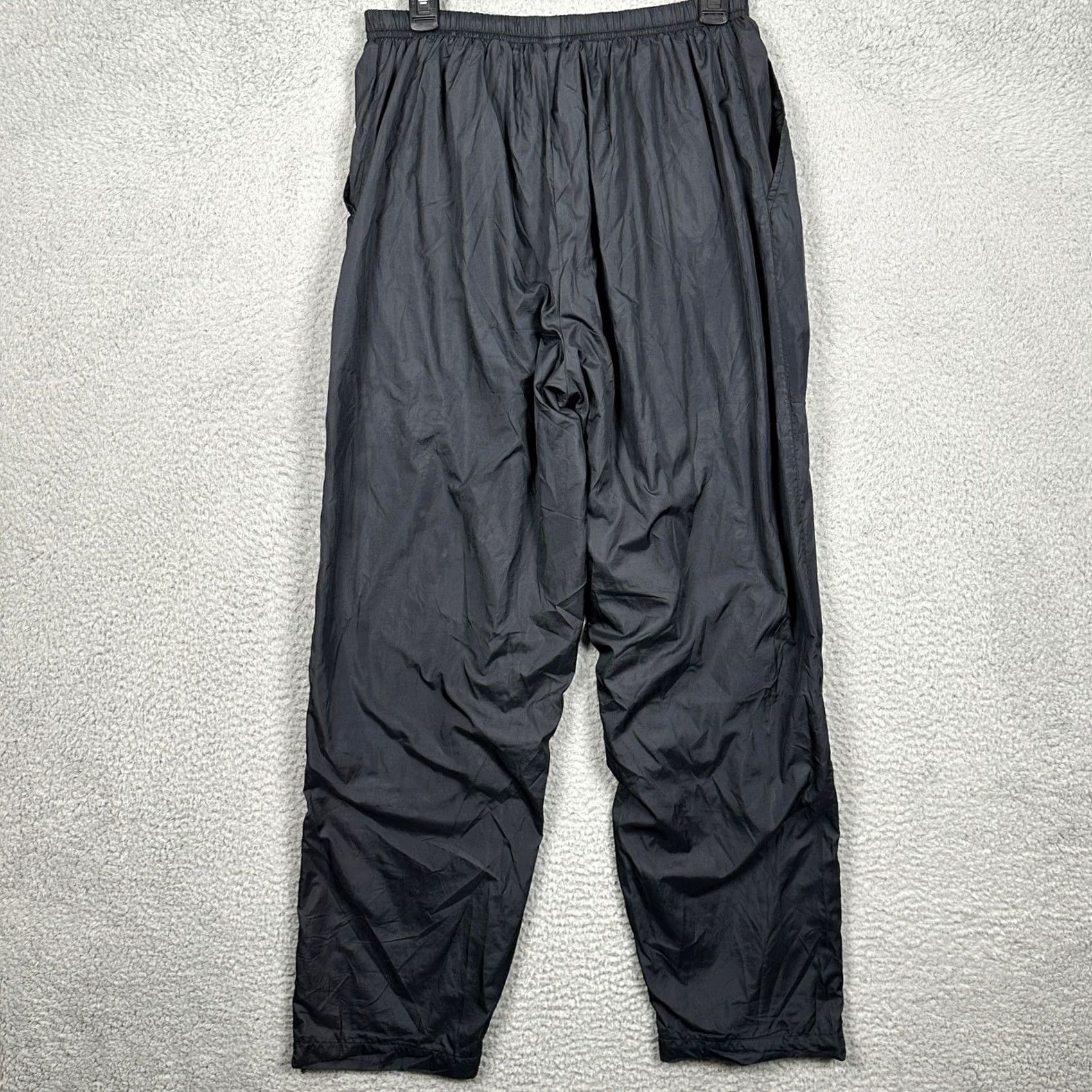 Nike Nike Track Pants Mens XL Black Lightweight Elastic Waist Drawstring Pockets Zippered Cuffs Lined Gym Training Casual Size US 36 / EU 52 - 2 Thumbnail