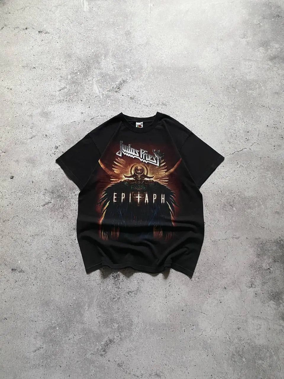 Vintage VINTAGE JUDAS PRIEST EPITAPH WORLD HEAVY METAL BAND T SHIRT Size US M / EU 48-50 / 2 - 1 Thumbnail