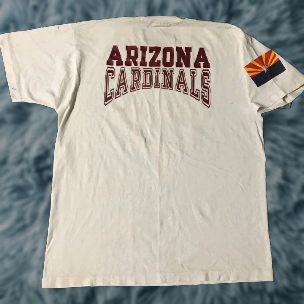 Vintage VINTAGE 90s Arizona Cardinals End Zone Faded Distress Skull Shirt M Football Grunge Size US M / EU 48-50 / 2 - 1 Thumbnail