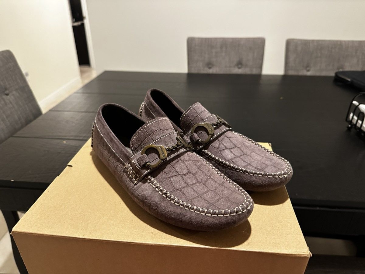 Jimmy Choo Jimmy Choo Croc Mock Loafer Size US 7.5 / EU 40-41 - 1 Thumbnail