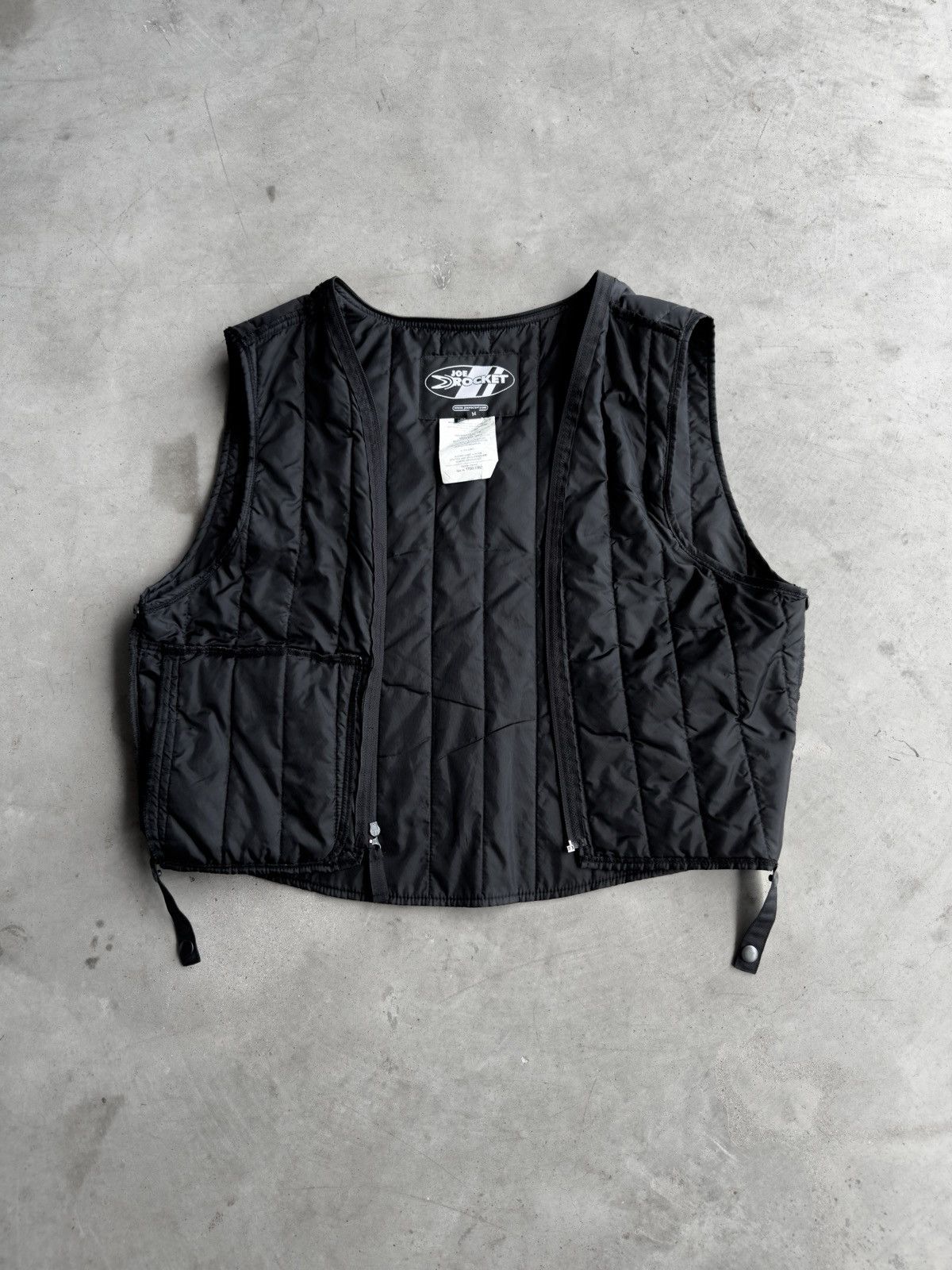 Joe Rocket 2000s Joe Rocket Black Nylon Quilted Vest - M Size US M / EU 48-50 / 2 - 1 Thumbnail