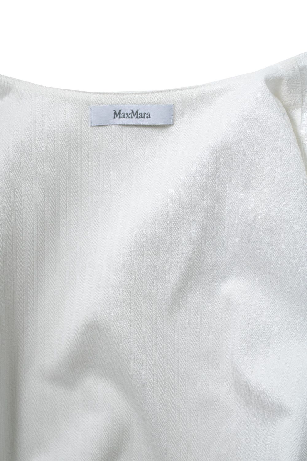 Max Mara Max Mara, white sleeveless Mirella vest Size L / US 10 / IT 46 - 6 Thumbnail