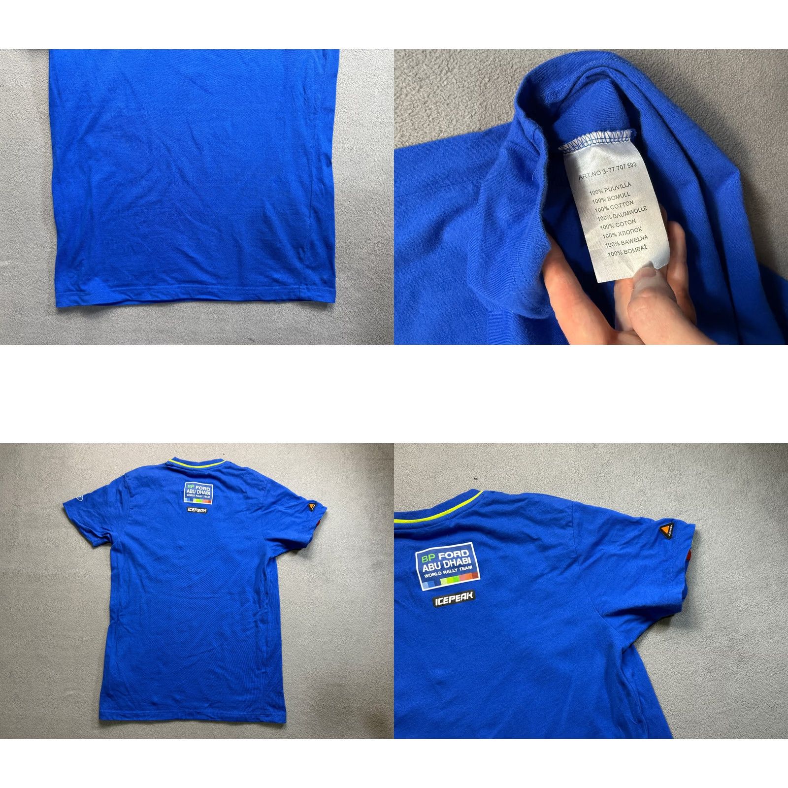 Vintage Icepeak Blue Shirt M Unisex Adults T-Shirt Size M Size US M / EU 48-50 / 2 - 8 Thumbnail
