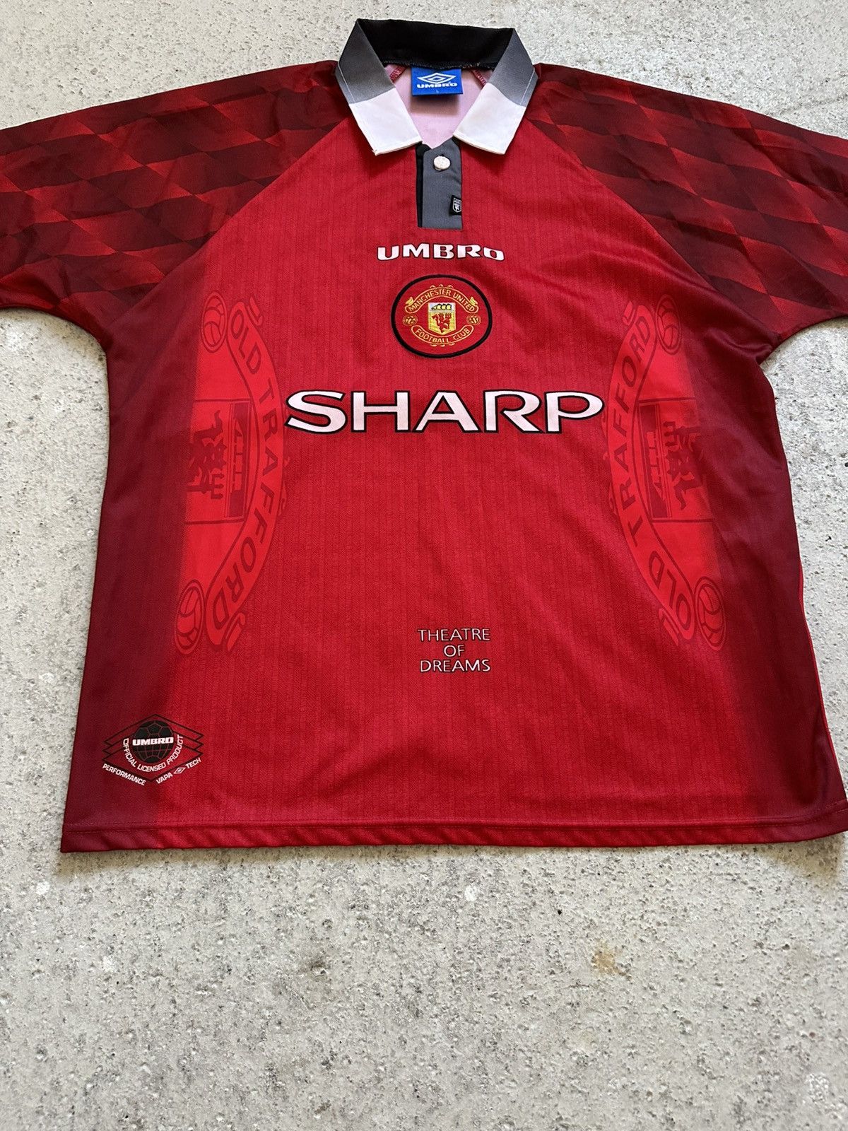 Umbro Vintage Umdro Machster United #7 Cantona Sharp 1996-1998 Size US L / EU 52-54 / 3 - 3 Thumbnail
