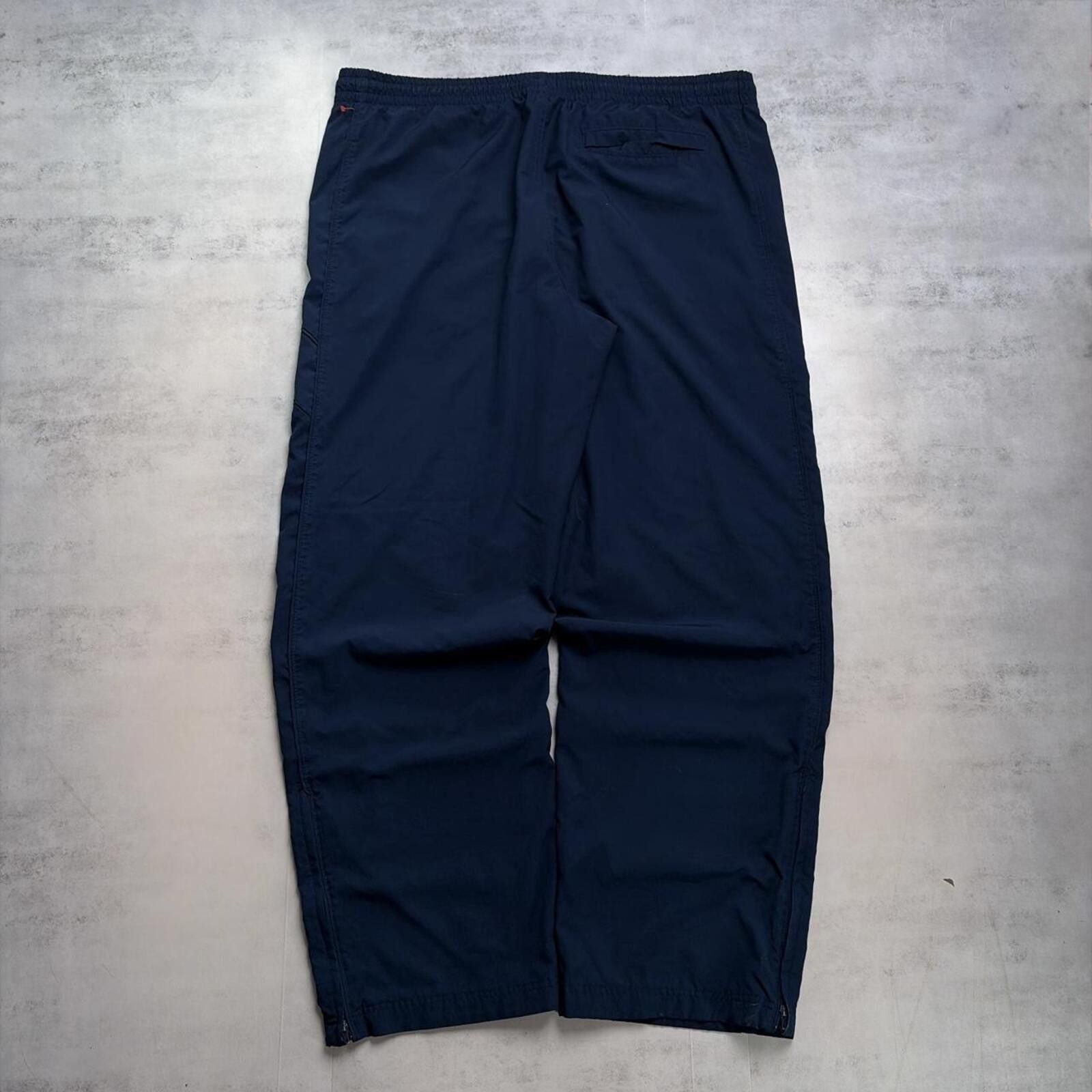 Nike Y2K Navy Nike Grunge Baggy Skater Trackpants Size US 36 / EU 52 - 2 Thumbnail
