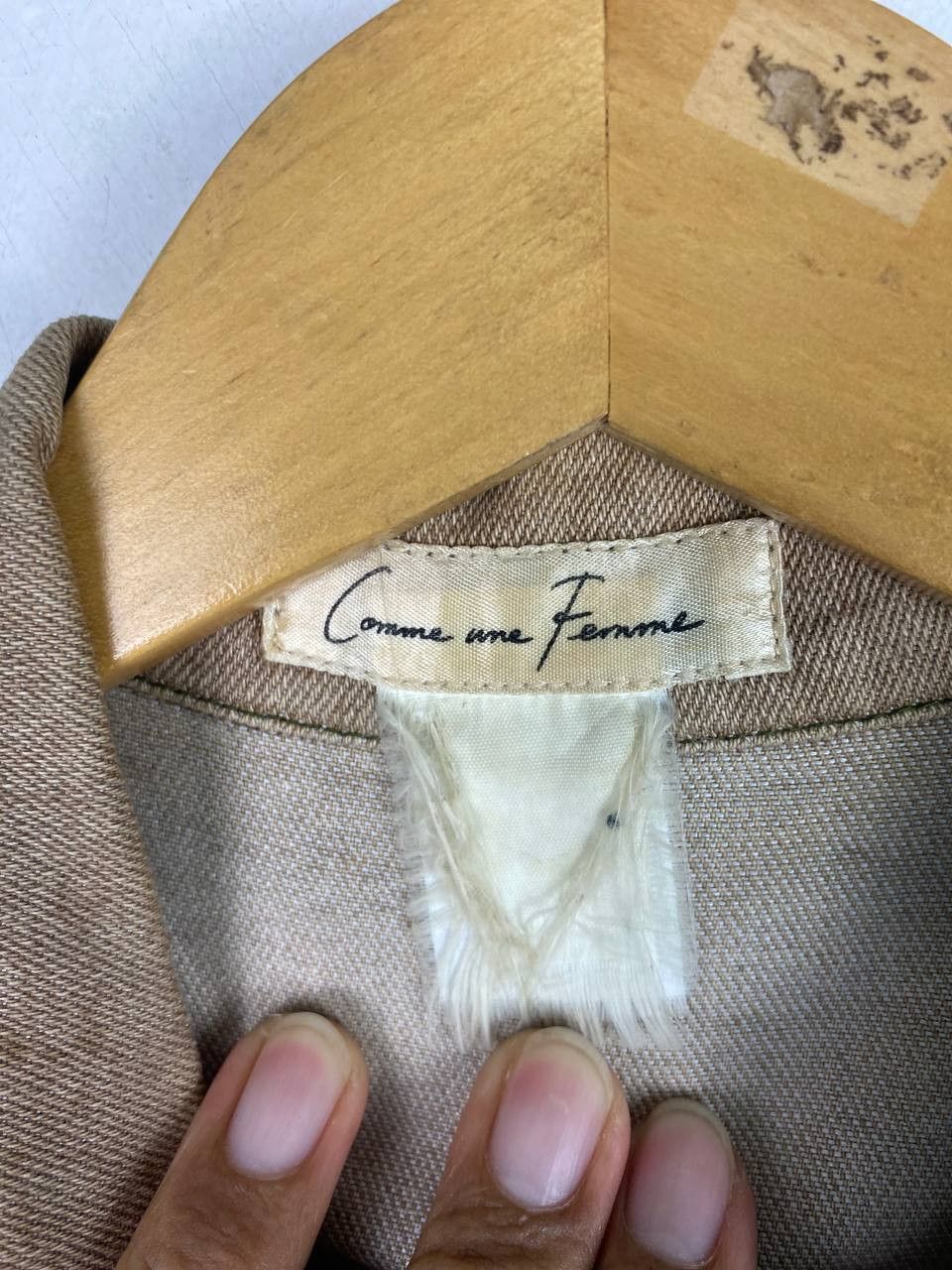 Japanese Brand comme une femme stretch denim jacket nice design Size S / US 4 / IT 40 - 7 Thumbnail