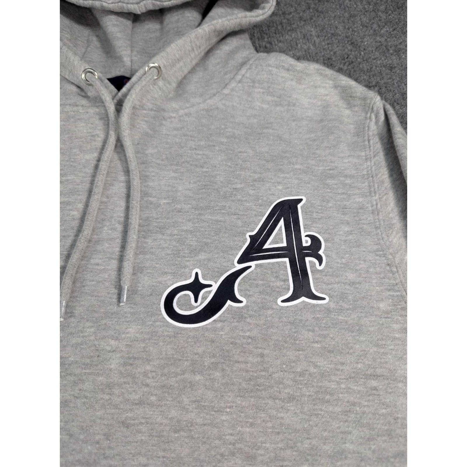 Vintage Extracurricular TechSoft Hoodie Mens S Gray Performance Stretch Golf Four Aces Size US S / EU 44-46 / 1 - 2 Thumbnail
