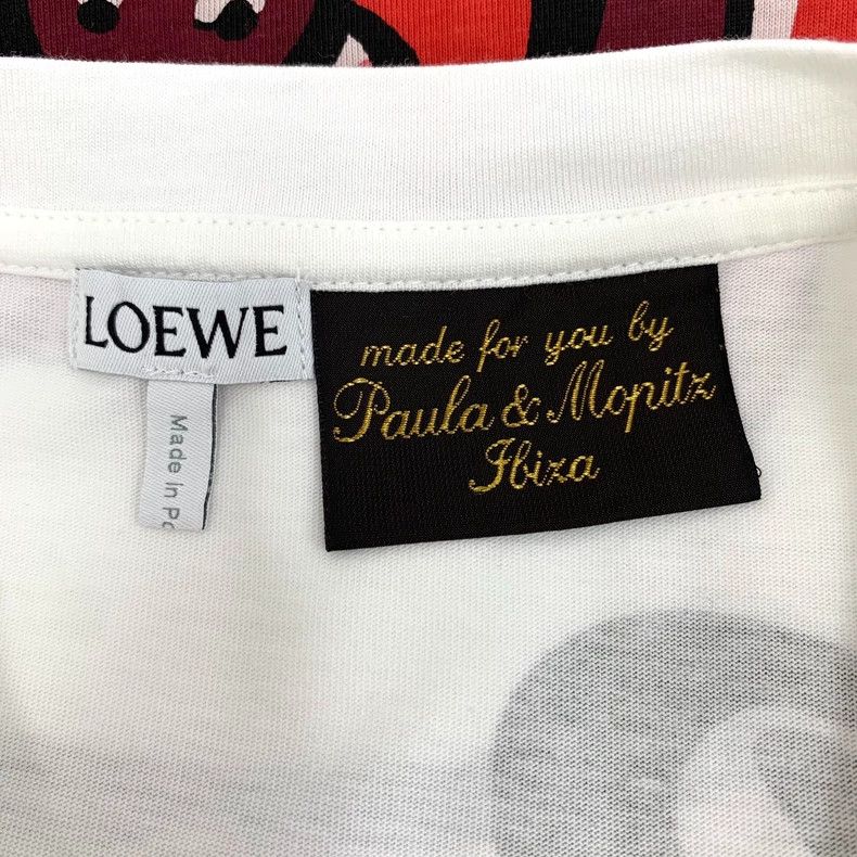 Loewe Loewe White cartoon printed cotton round neck short sleeve Size M / US 6-8 / IT 42-44 - 5 Thumbnail