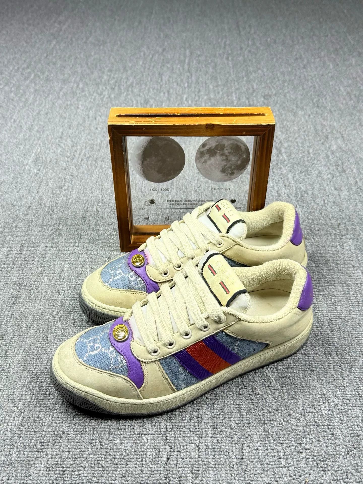 Gucci Gucci Blue Lowtop Sneakers it_37 Women Size US 7 / IT 37 - 1 Thumbnail