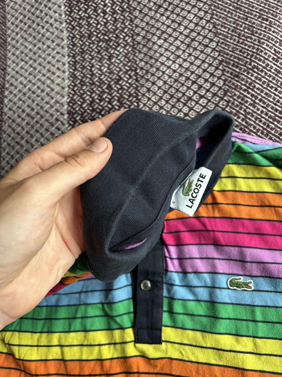 Lacoste Lacoste Multicoloured Polo T-shirt Streetwear Style Size 4 Size US M / EU 48-50 / 2 - 7 Thumbnail