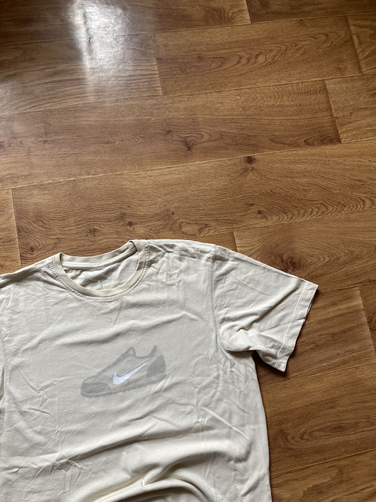 Nike × Vintage Vintage 90s Nike central swoish logo tee tshirt L y2k drip Size US M / EU 48-50 / 2 - 3 Thumbnail