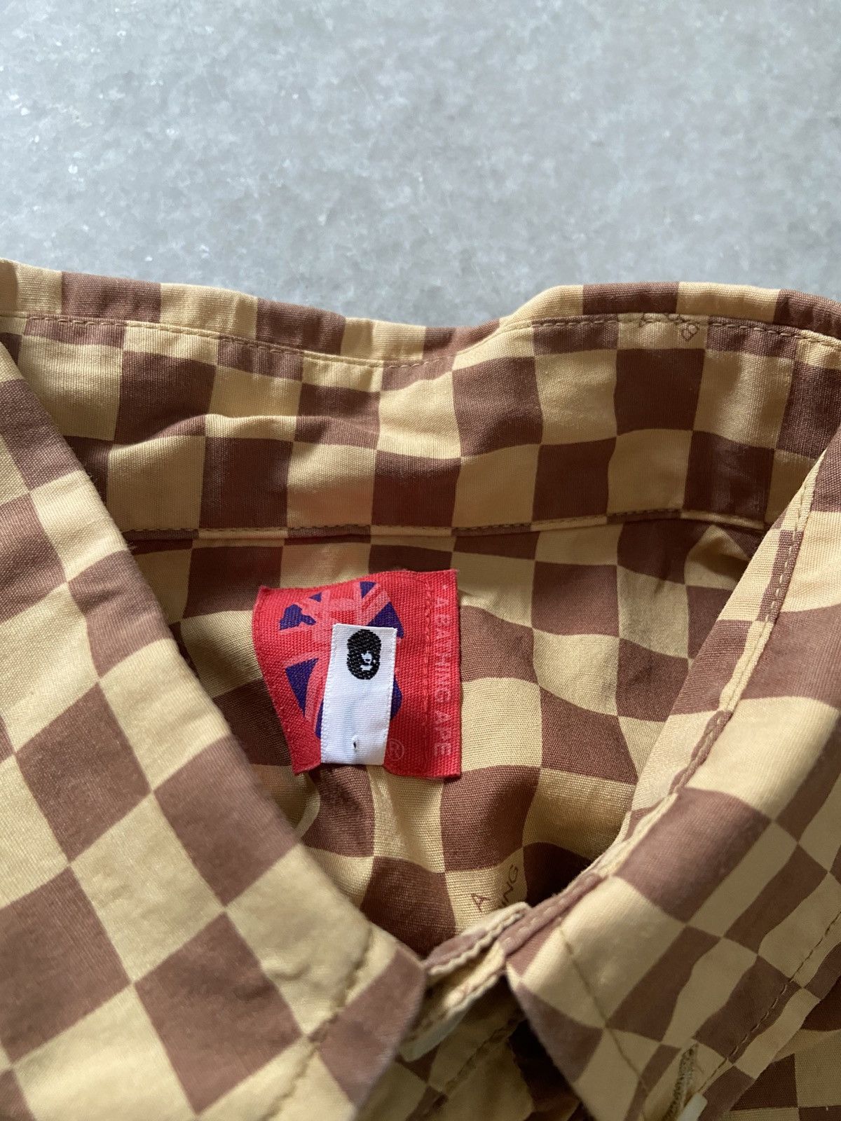 Bape Vintage Bape Checked Pocket Shirt Button Up Size US M / EU 48-50 / 2 - 6 Thumbnail