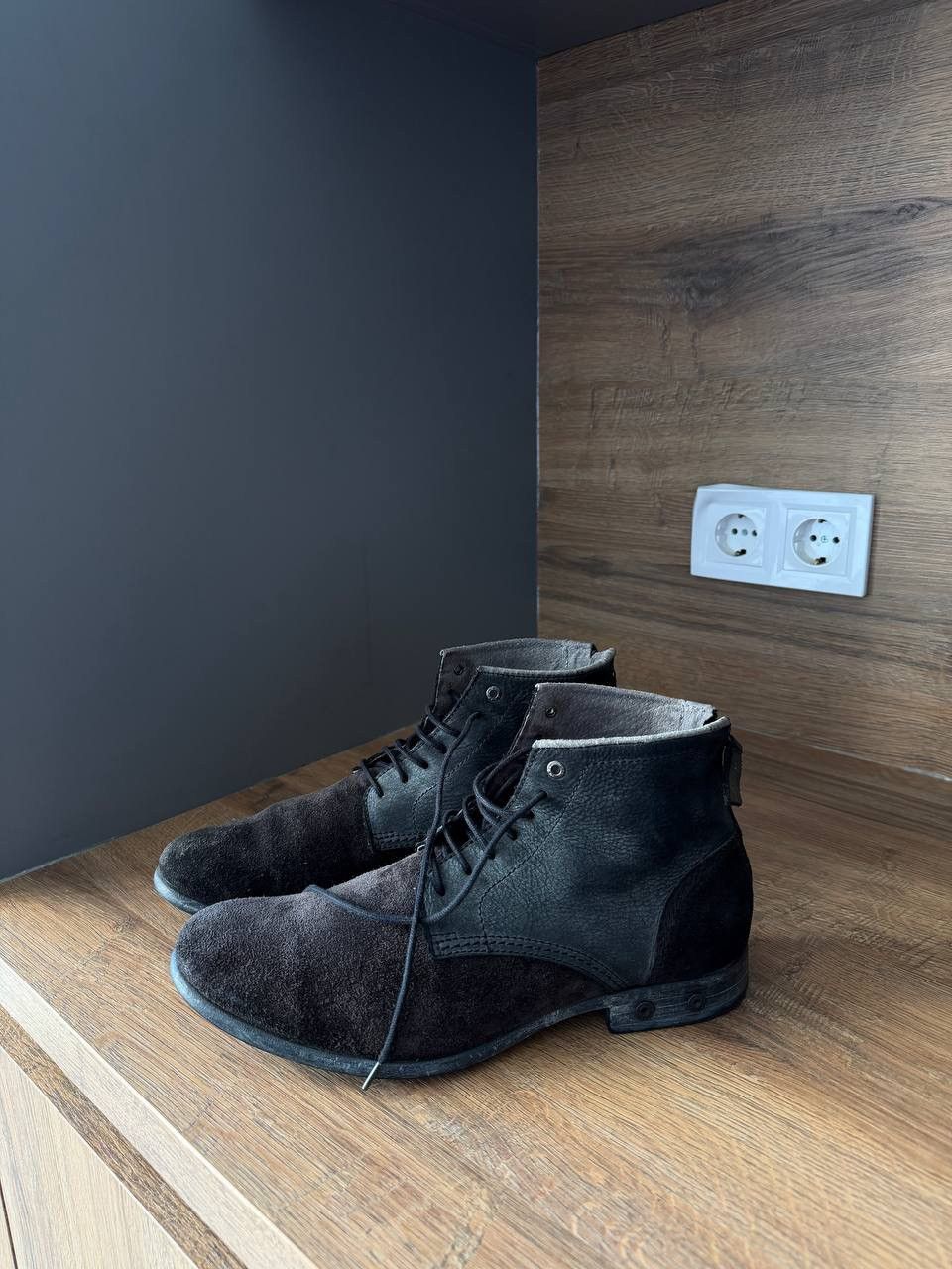 Diesel RARE Diesel Black Guidi Style Leather Ankle Avantgarde Boots Size US 9 / EU 42 - 8 Thumbnail