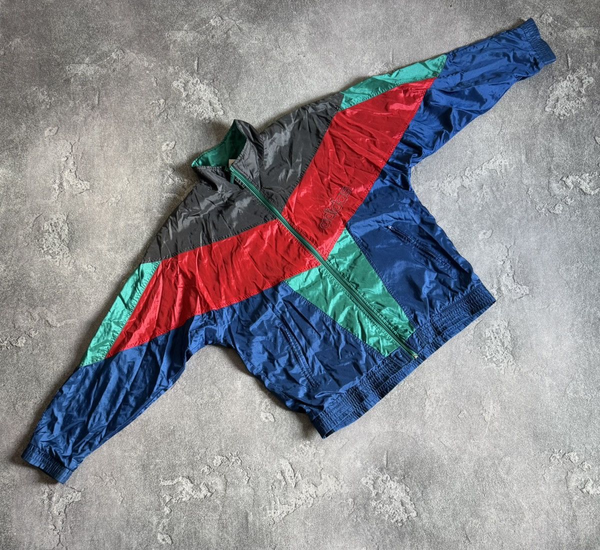 Adidas × Vintage Adidas M/L zip track light Olympian jacket retro vintage 90s Size US L / EU 52-54 / 3 - 4 Thumbnail