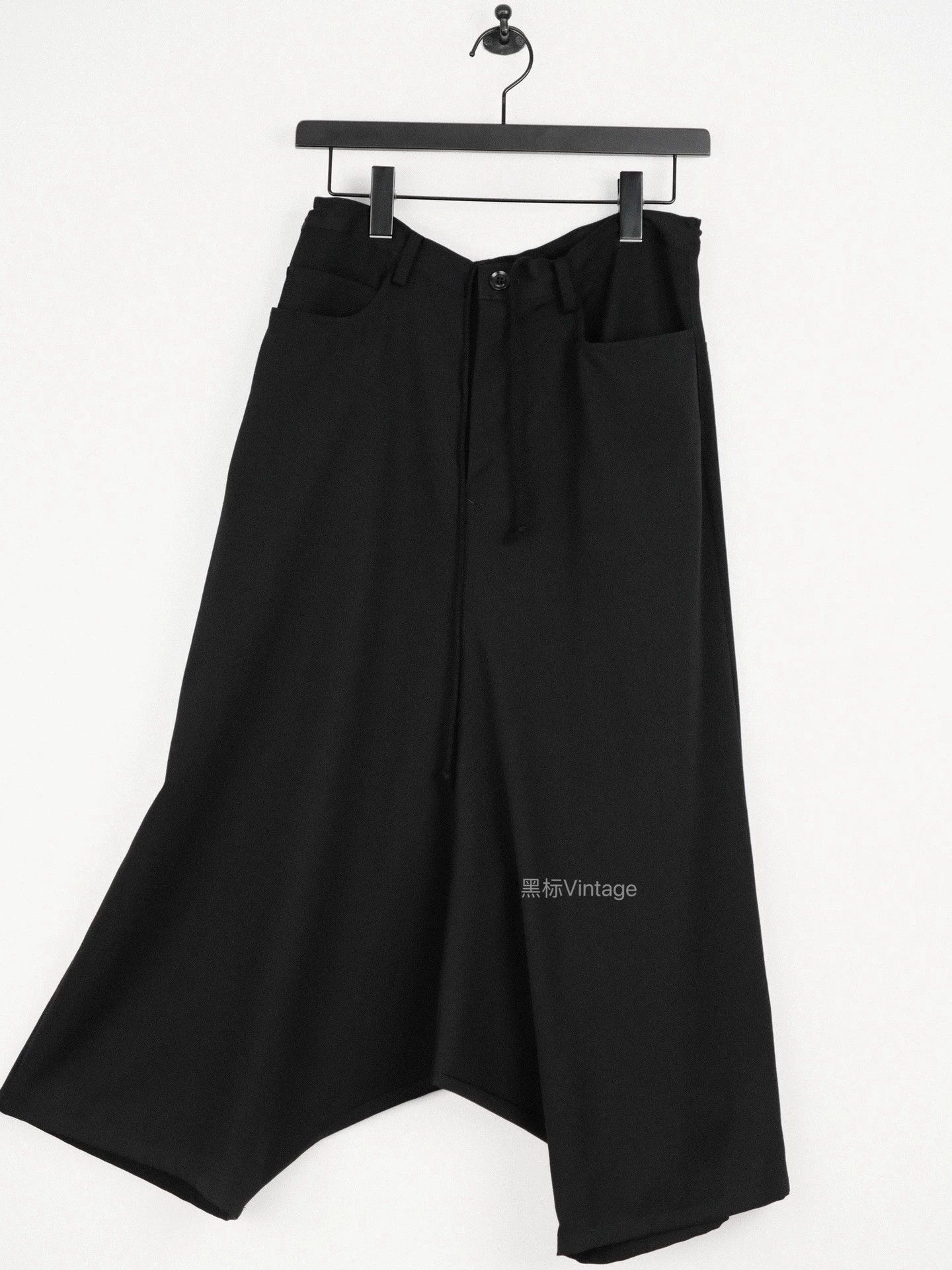 Yohji Yamamoto Yohji Yamamoto 22aw Vtg Wool Drawstr Wide Leg Wmn's Pnt Size 26" / US 2 / IT 38 - 6 Thumbnail