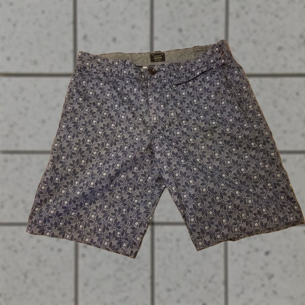 J.Crew Mens J. Crew Shorts 30 Navy Blue Cotton Chino Shirt? Size US 30 / EU 46 - 1 Thumbnail