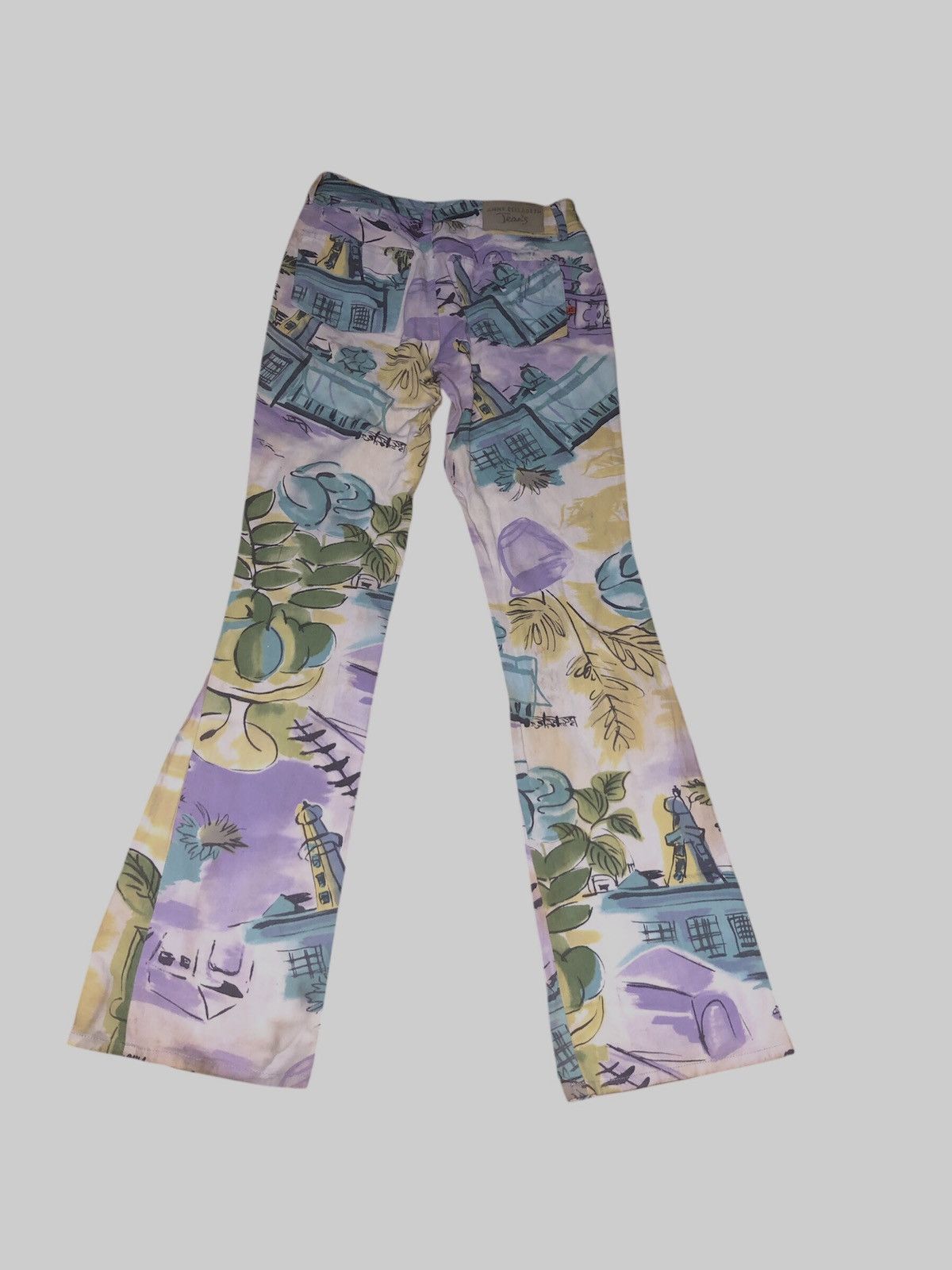 Designer × Japanese Brand × Jean Paul Gaultier ANNE ELISABETH DENIN JEANS FULL PRINT Size 28" / US 6 / IT 42 - 9 Thumbnail