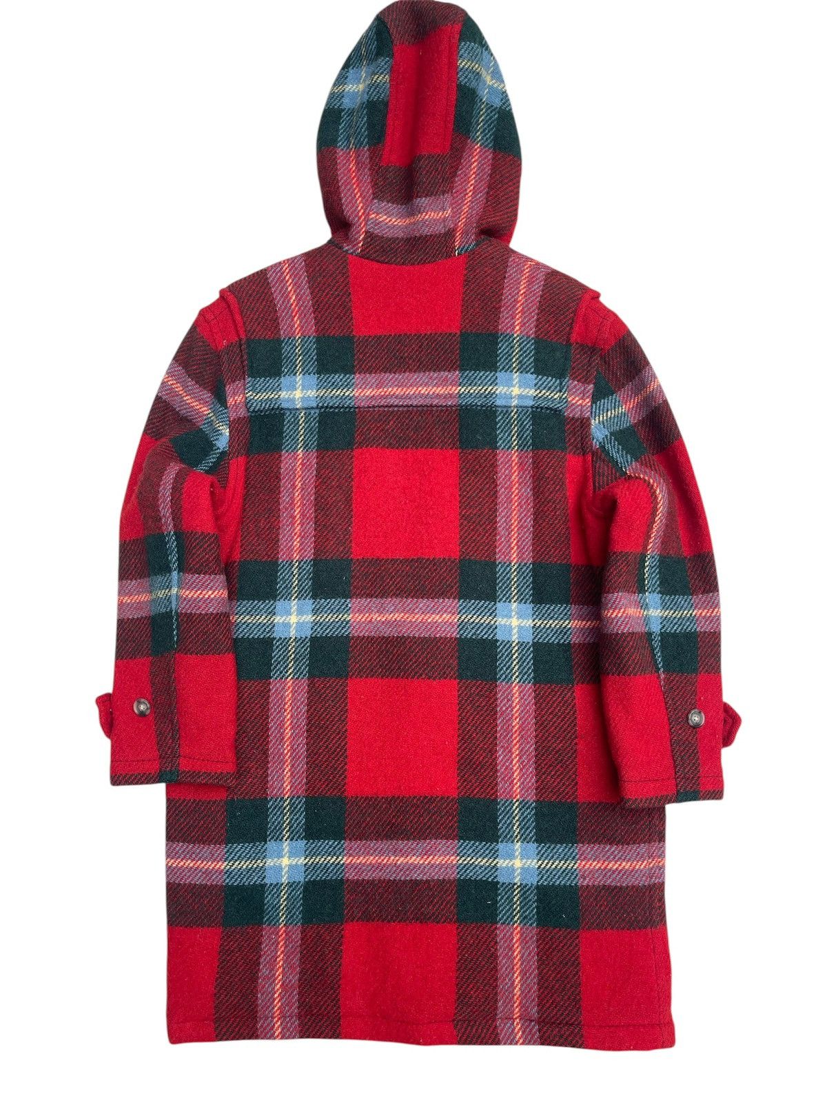 Ralph Lauren Vintage Lauren Ralph Lauren Plaid Toggle Coat Hooded Size M Size US M / EU 48-50 / 2 - 2 Thumbnail