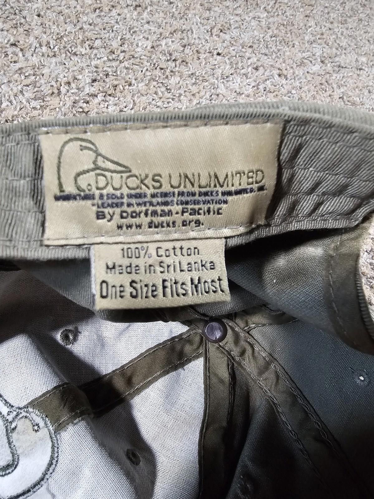 Other Ducks Unlimited DU Strapback Hat Embroidered OSFM Size ONE SIZE - 8 Thumbnail