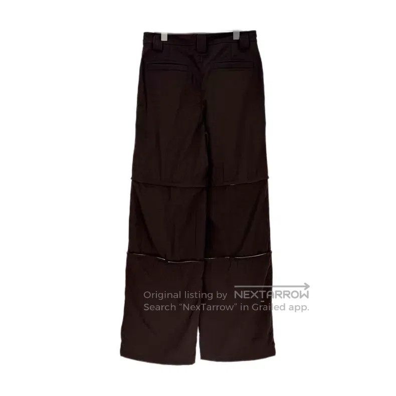 Hermes Hermes Beige Leg Zipper Design Pants Size 25" / US 0 / IT 36 - 2 Thumbnail