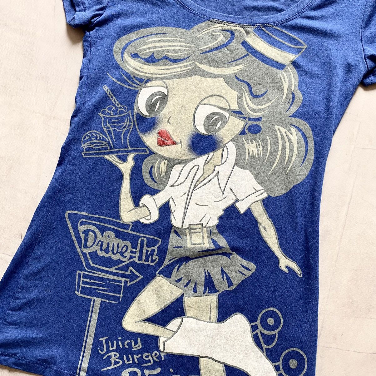Hysteric Glamour Cute Hysteric Glamour Style Girl Custo Barcelona Y2K T Shirt Size M / US 6-8 / IT 42-44 - 3 Thumbnail