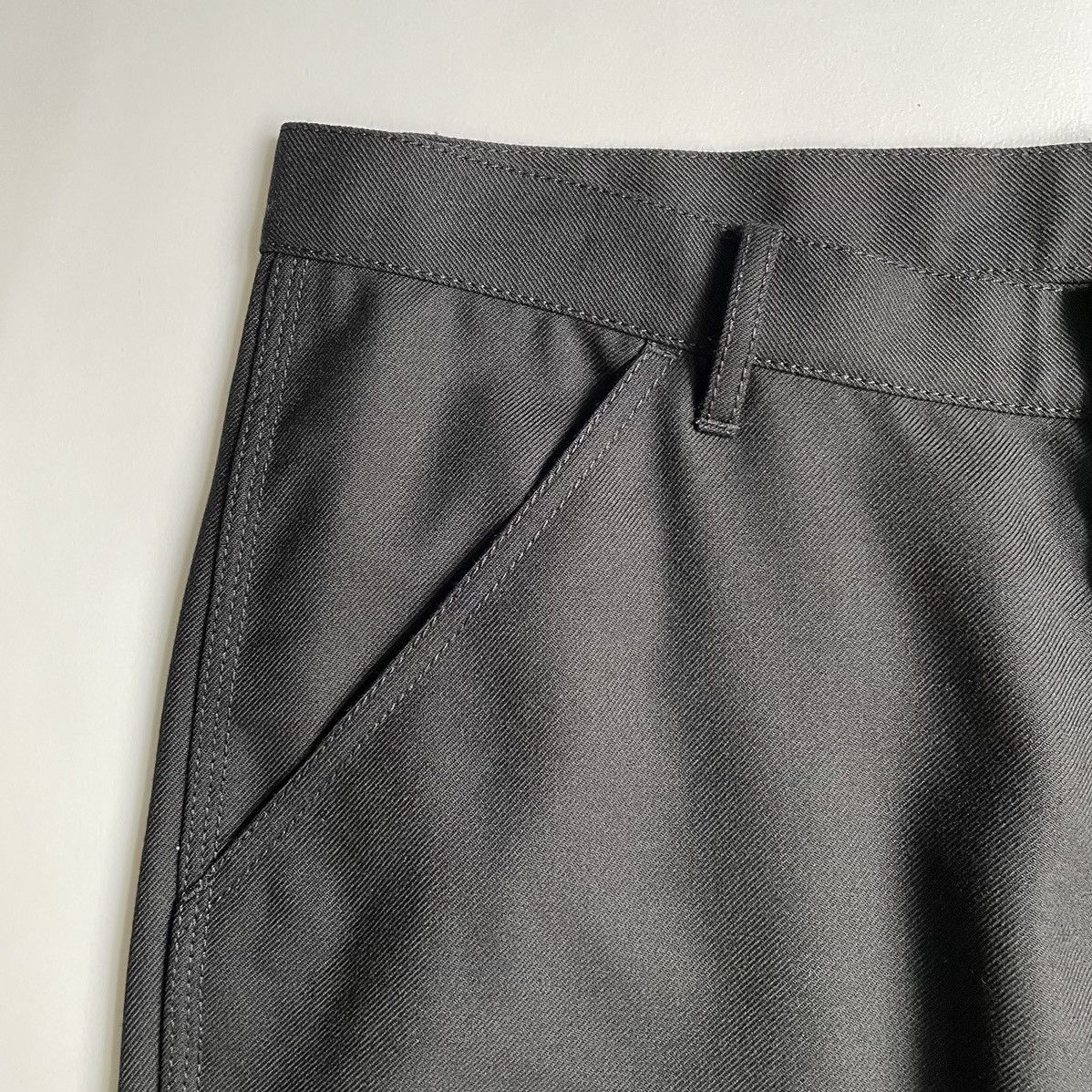 Comme des Garcons Black Twill Wool Utility Trousers Size US 34 / EU 50 - 3 Thumbnail
