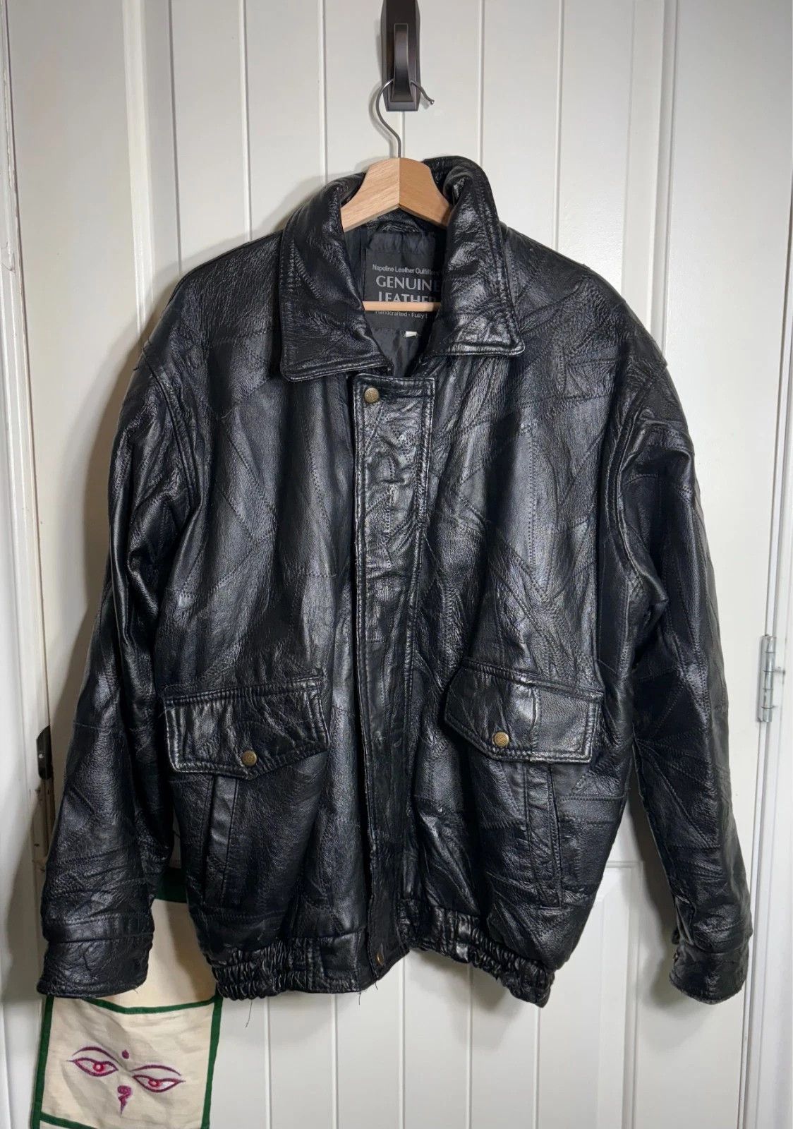 Other Vintage NAPOLINE LEATHER OUTFITTERS Leather Coat Jacket XL Size US XL / EU 56 / 4 - 1 Thumbnail
