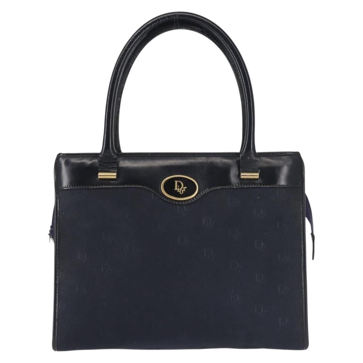 Dior DIOR Honeycomb Canvas Hand Bag Navy Gold Size ONE SIZE - 2 Thumbnail