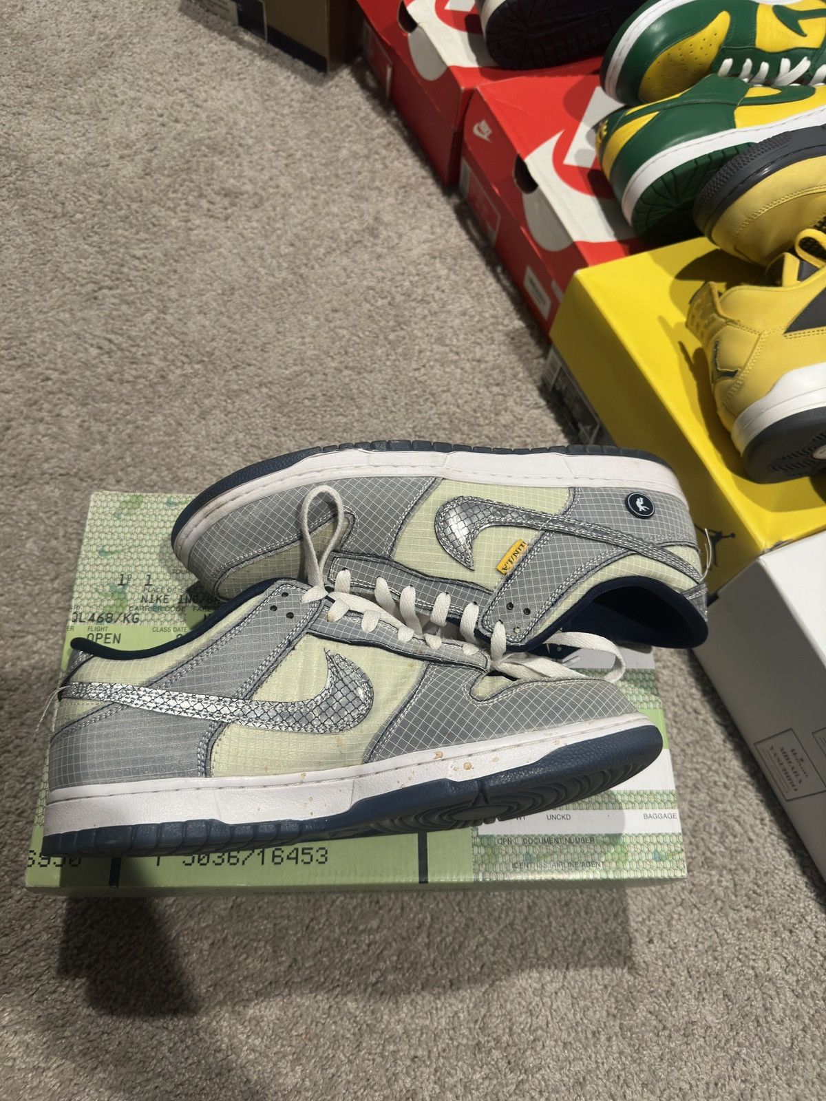 Nike Nike dunk low union Size US 10.5 / EU 43-44 - 2 Thumbnail